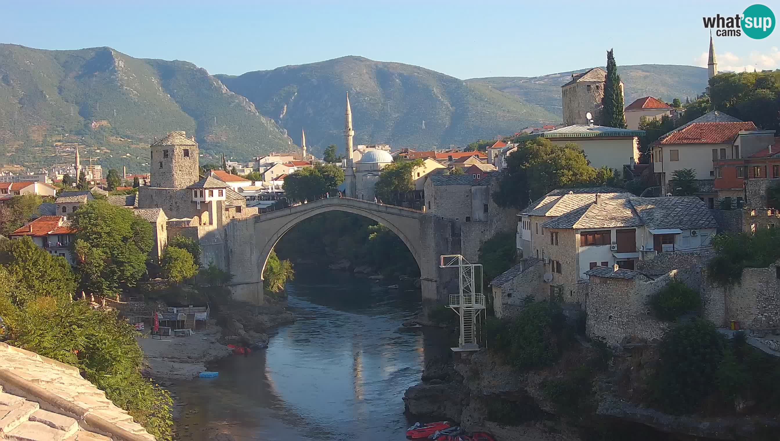 Spletna kamera Mostar – Stari Most in reka Neretva