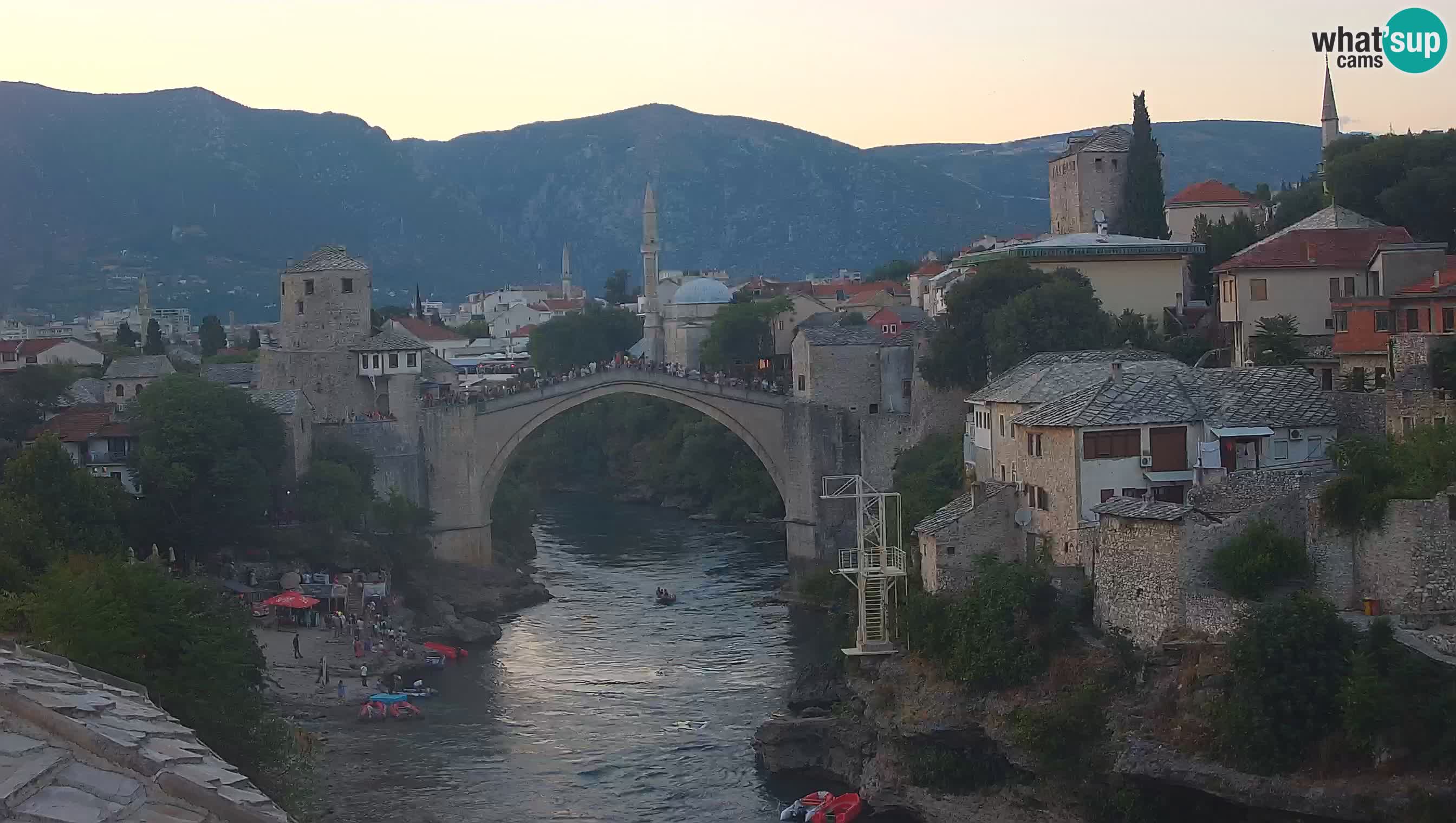 Mostar web kamera – Stari Most i rijeka Neretva – Goa Mostar