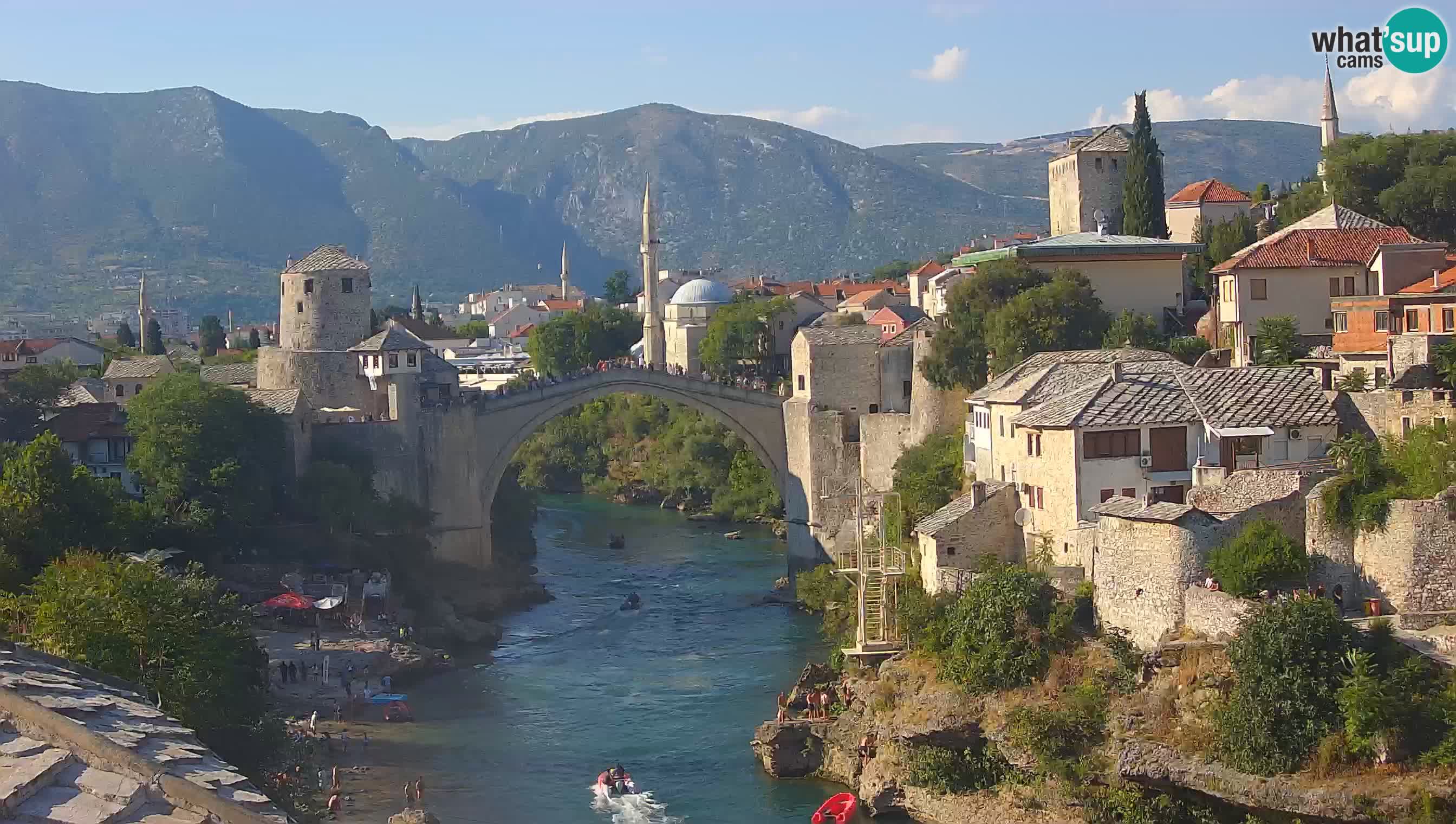 Mostar webcam – LIVE Old Bridge and Neretva river