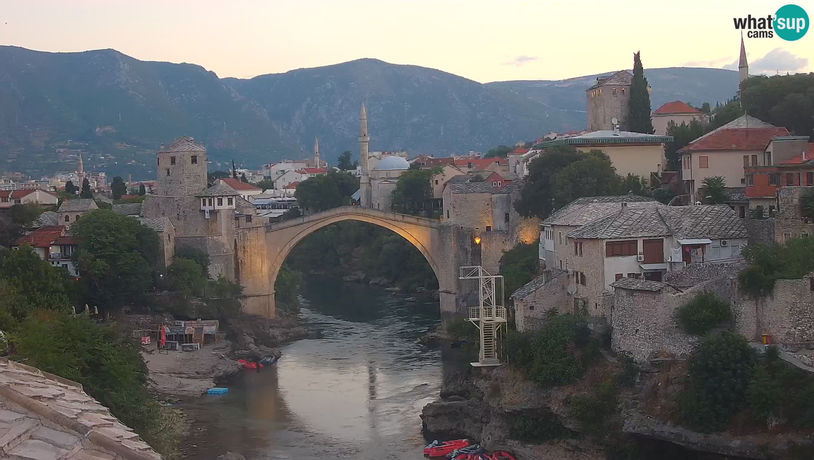 Spletna kamera Mostar – Stari Most in reka Neretva