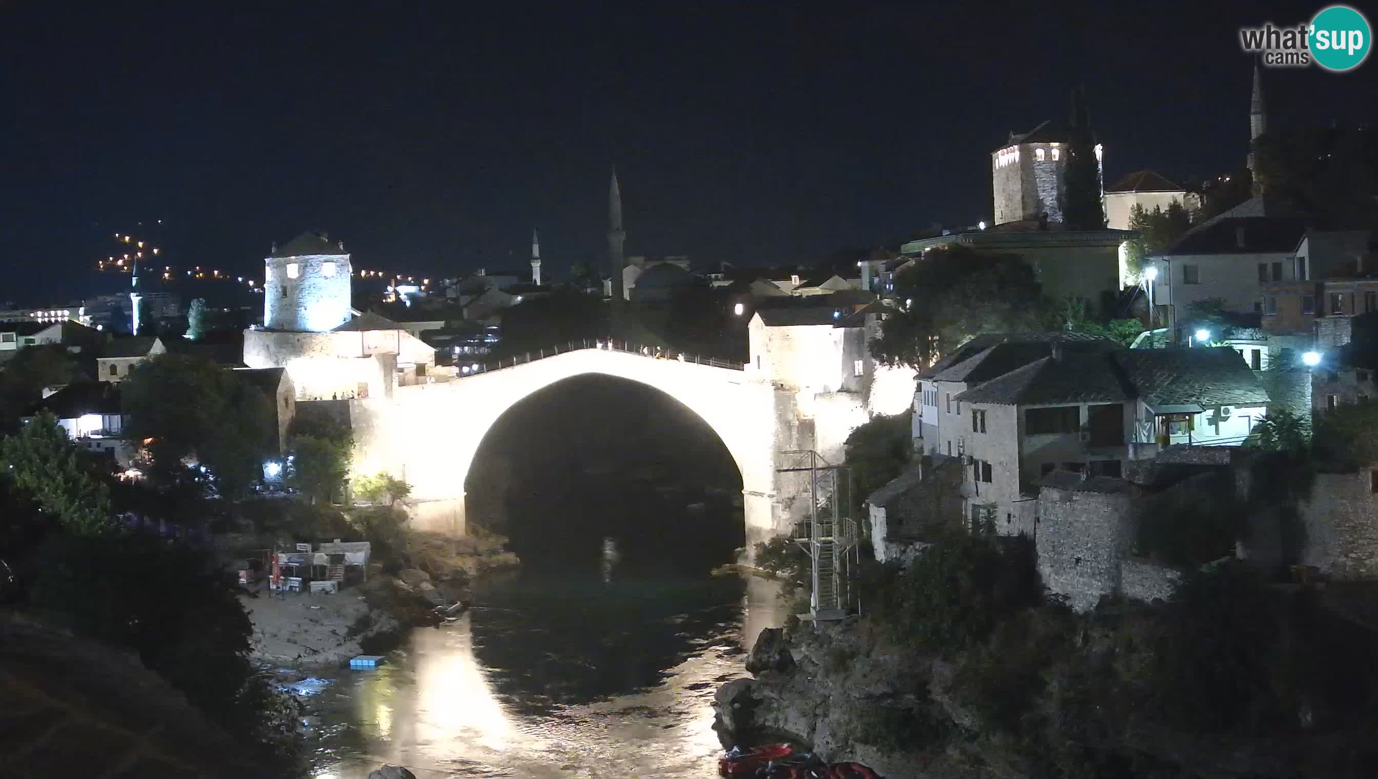 Mostar web kamera – Stari Most i rijeka Neretva – Goa Mostar