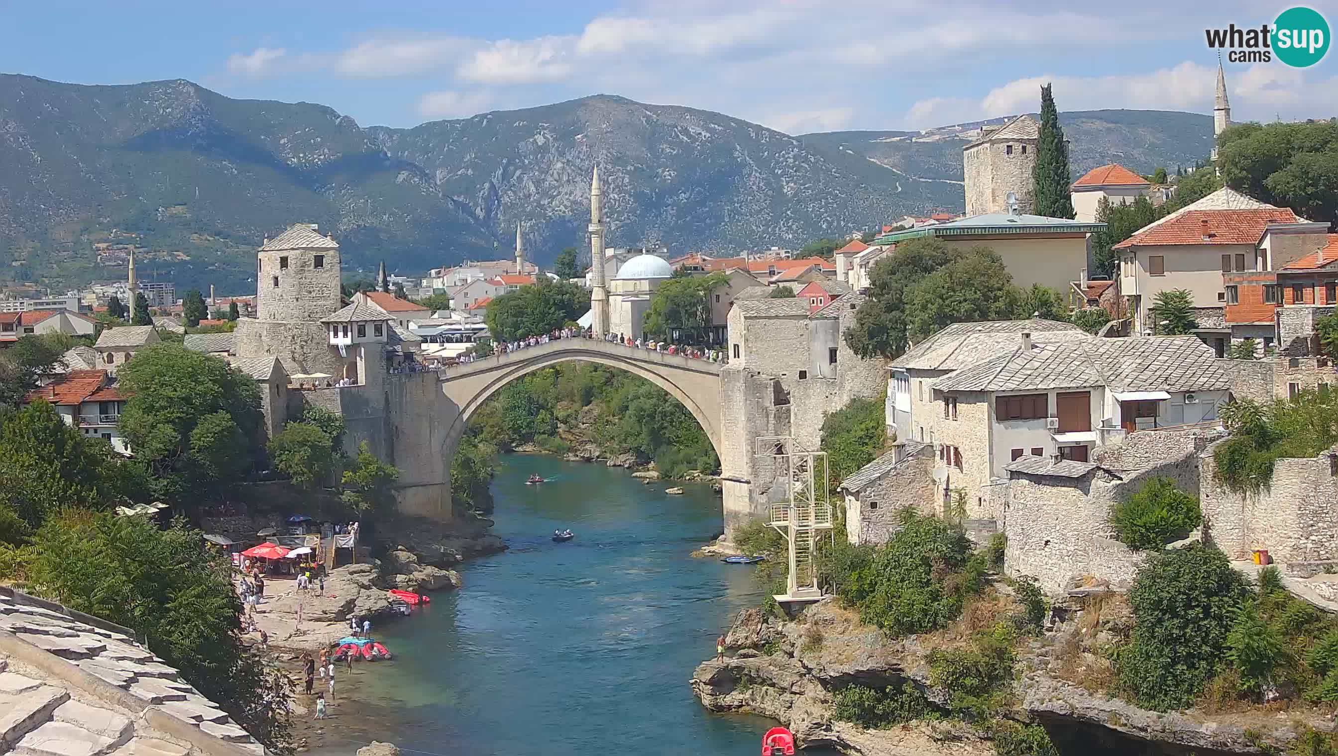 Spletna kamera Mostar – Stari Most in reka Neretva