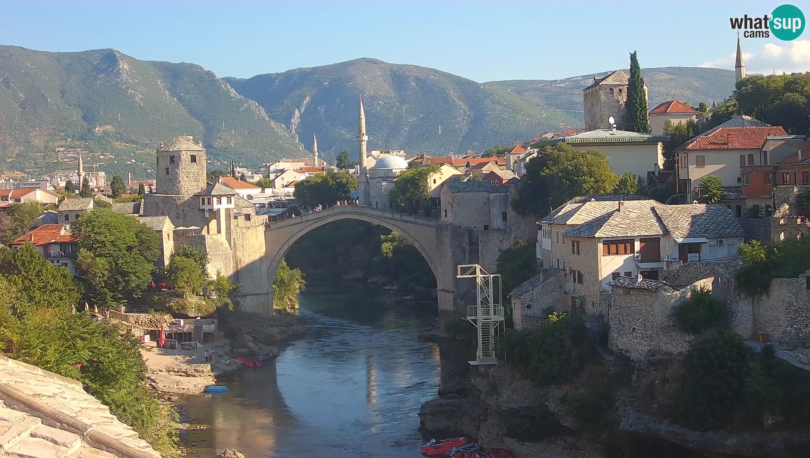 Spletna kamera Mostar – Stari Most in reka Neretva