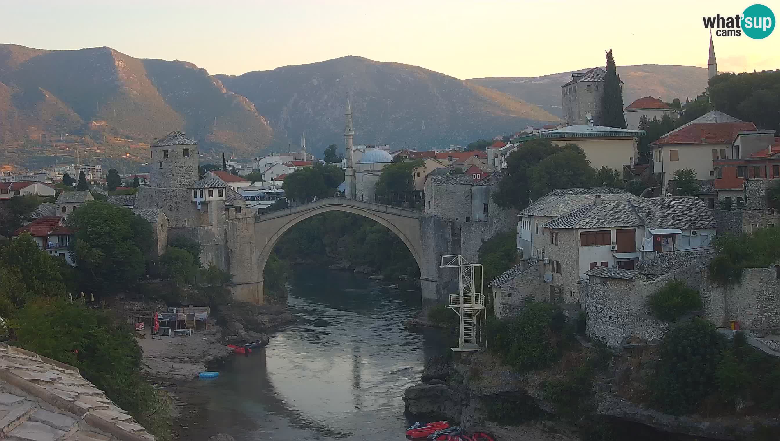 Webcam Mostar – Il Ponte Vecchio sul fiume Neretva