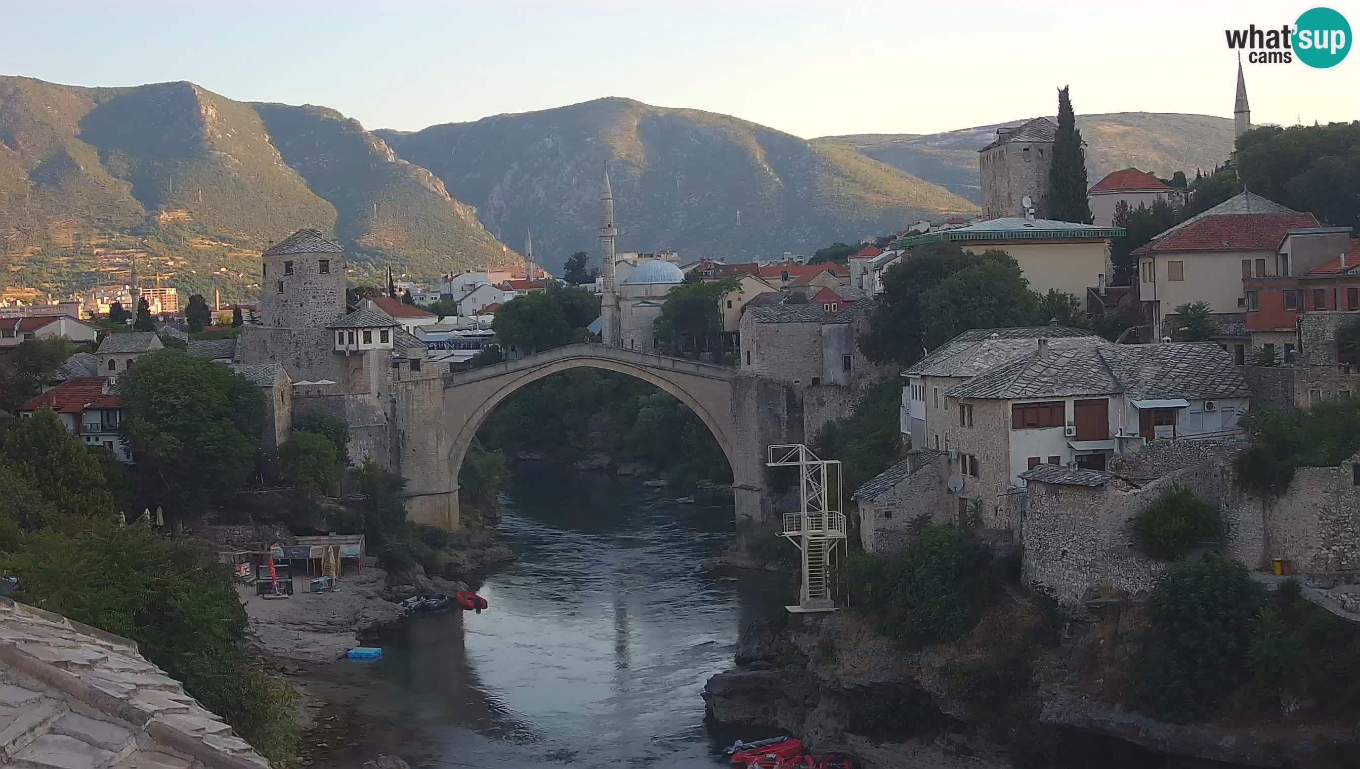 Spletna kamera Mostar – Stari Most in reka Neretva