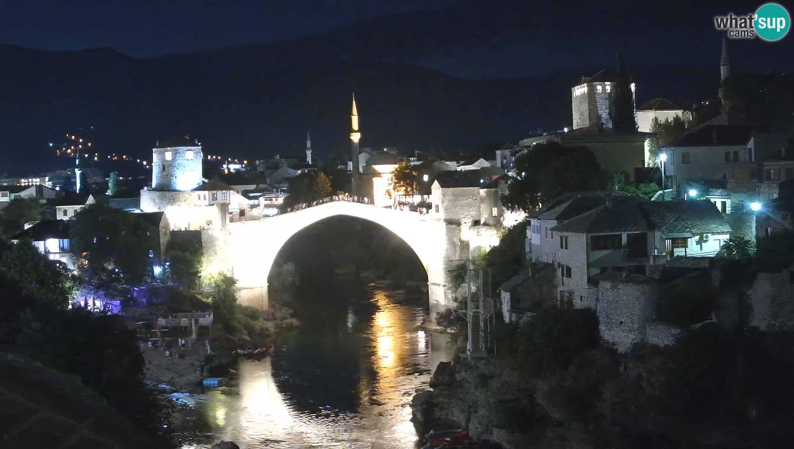 Cámara web de Mostar – El Viejo Puente sobre el río Neretva