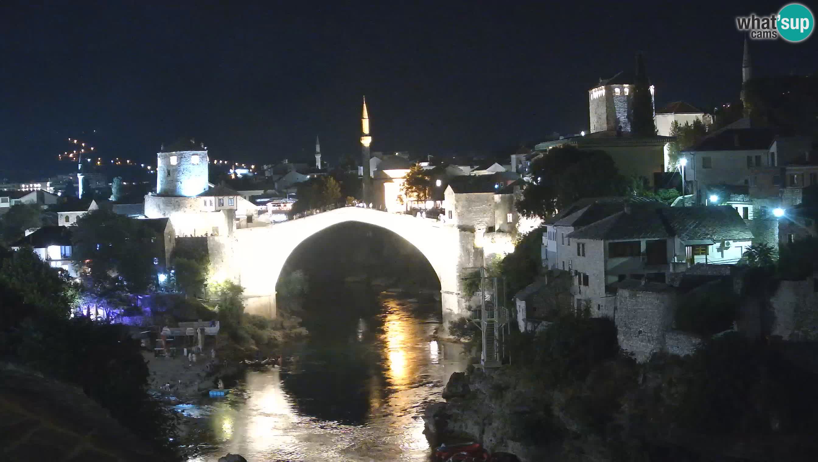 Cámara web de Mostar – El Viejo Puente sobre el río Neretva