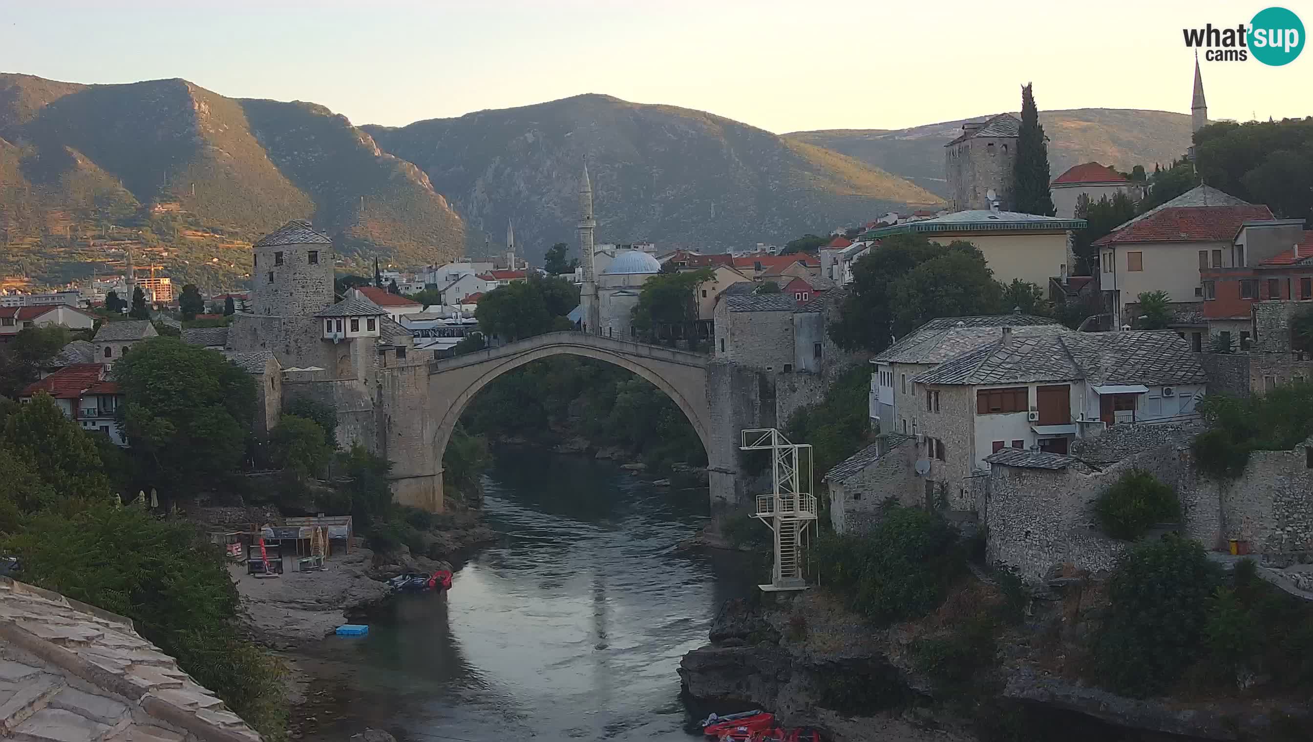 Spletna kamera Mostar – Stari Most in reka Neretva