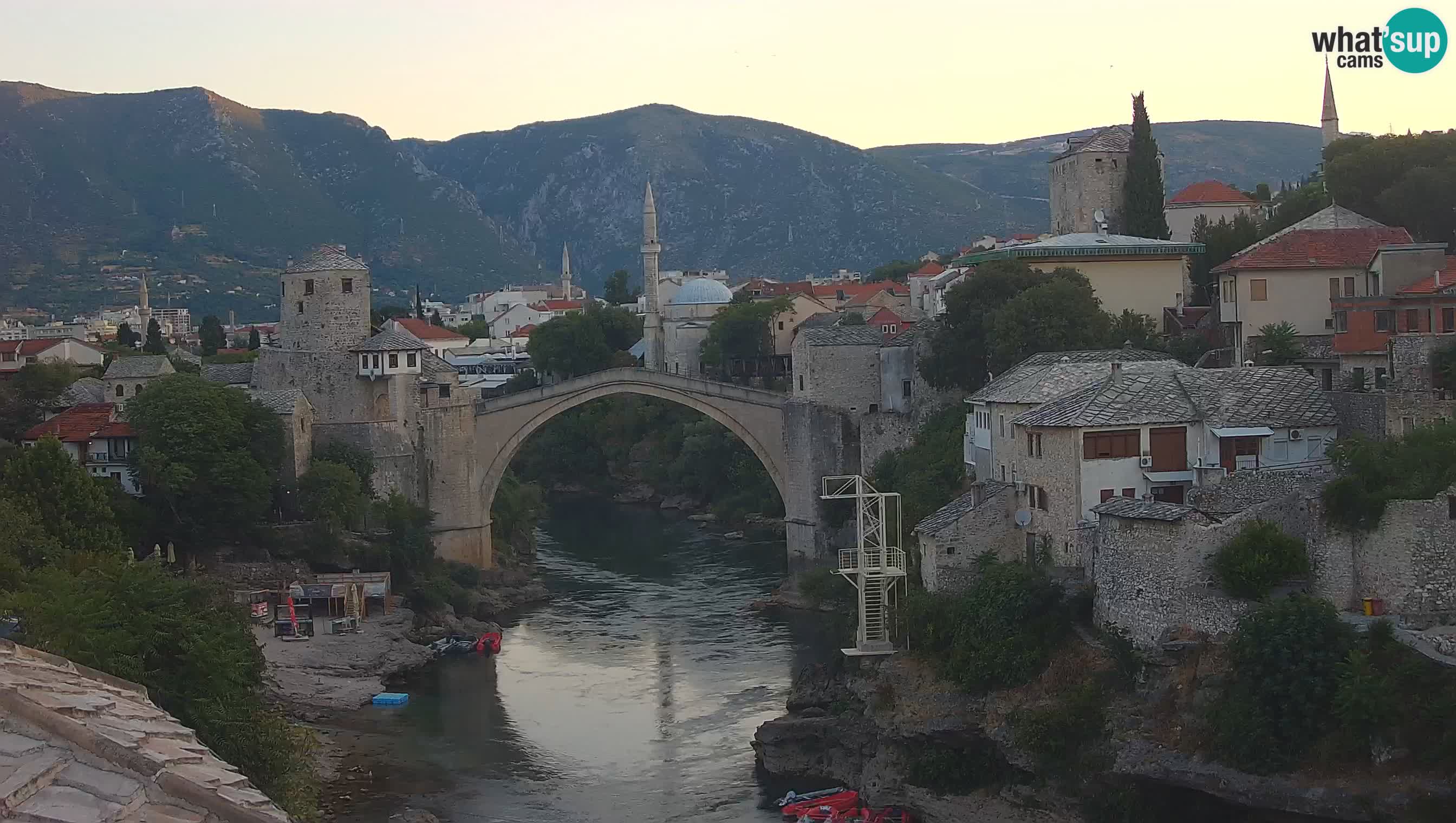 Mostar web kamera – Stari Most i rijeka Neretva – Goa Mostar