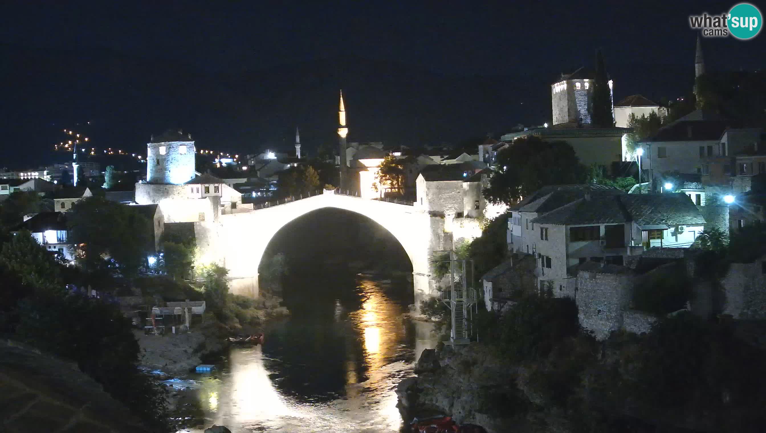 Cámara web de Mostar – El Viejo Puente sobre el río Neretva