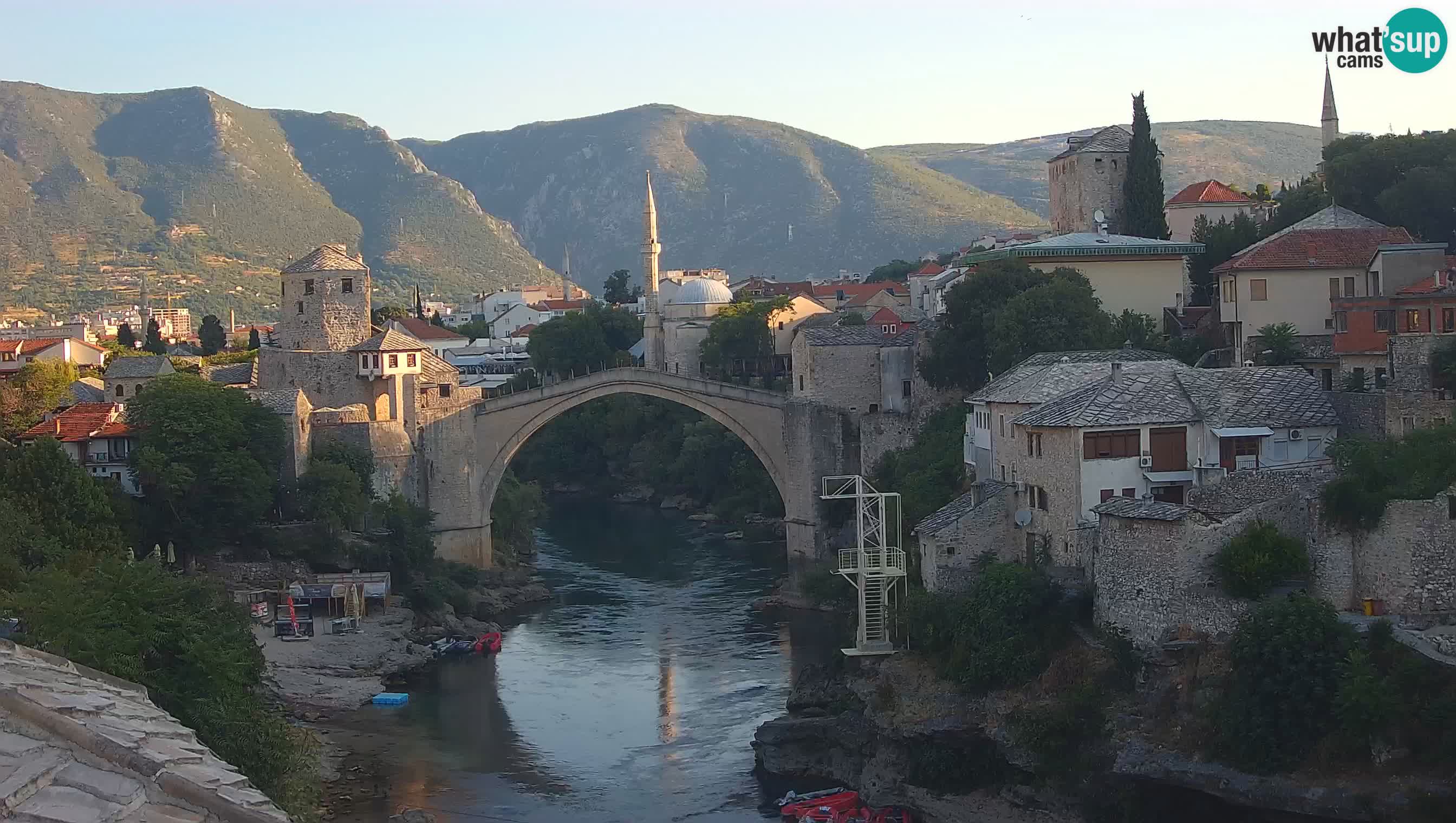 Mostar webcam – LIVE Old Bridge and Neretva river
