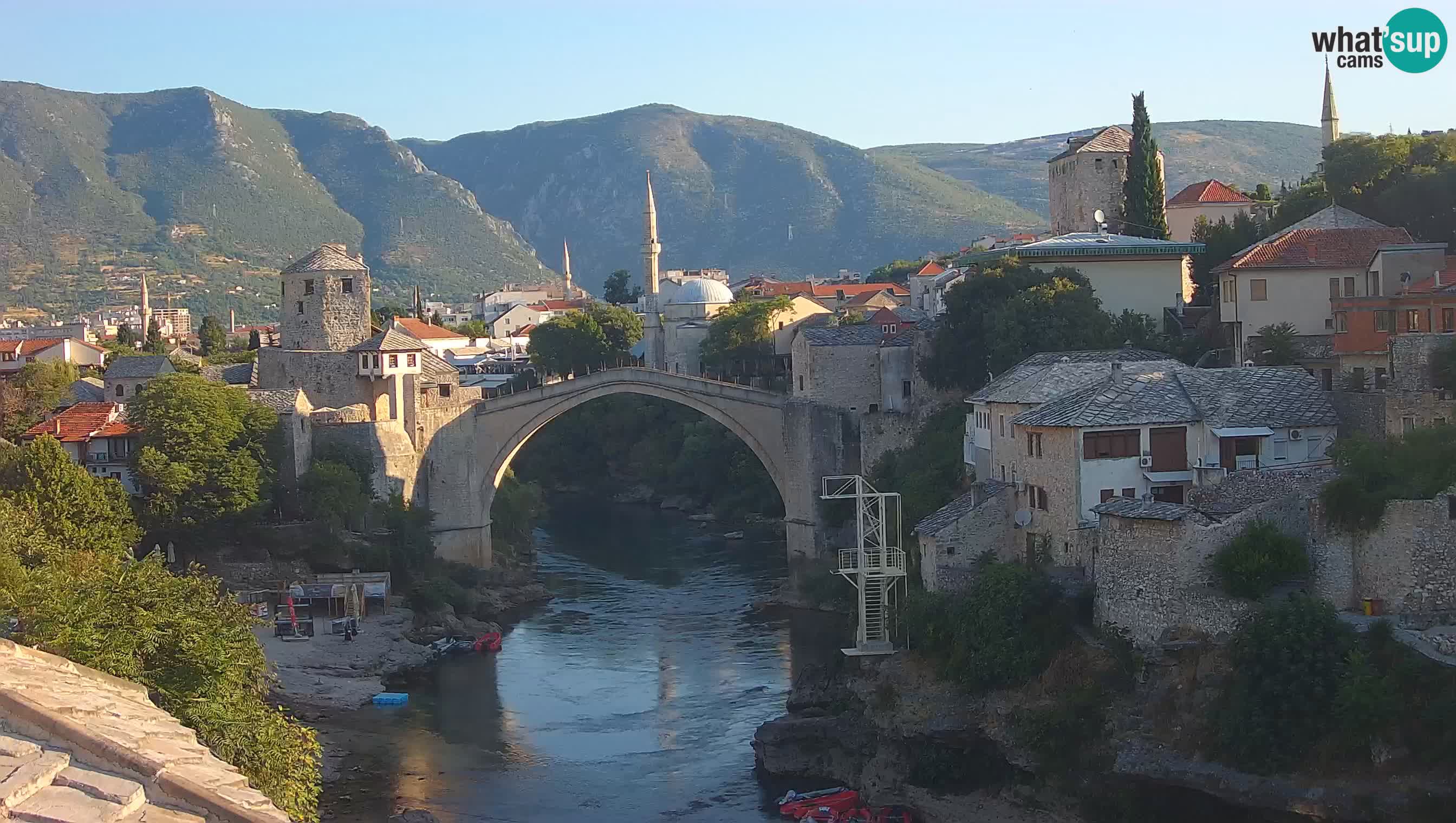 Webcam Mostar – Il Ponte Vecchio sul fiume Neretva