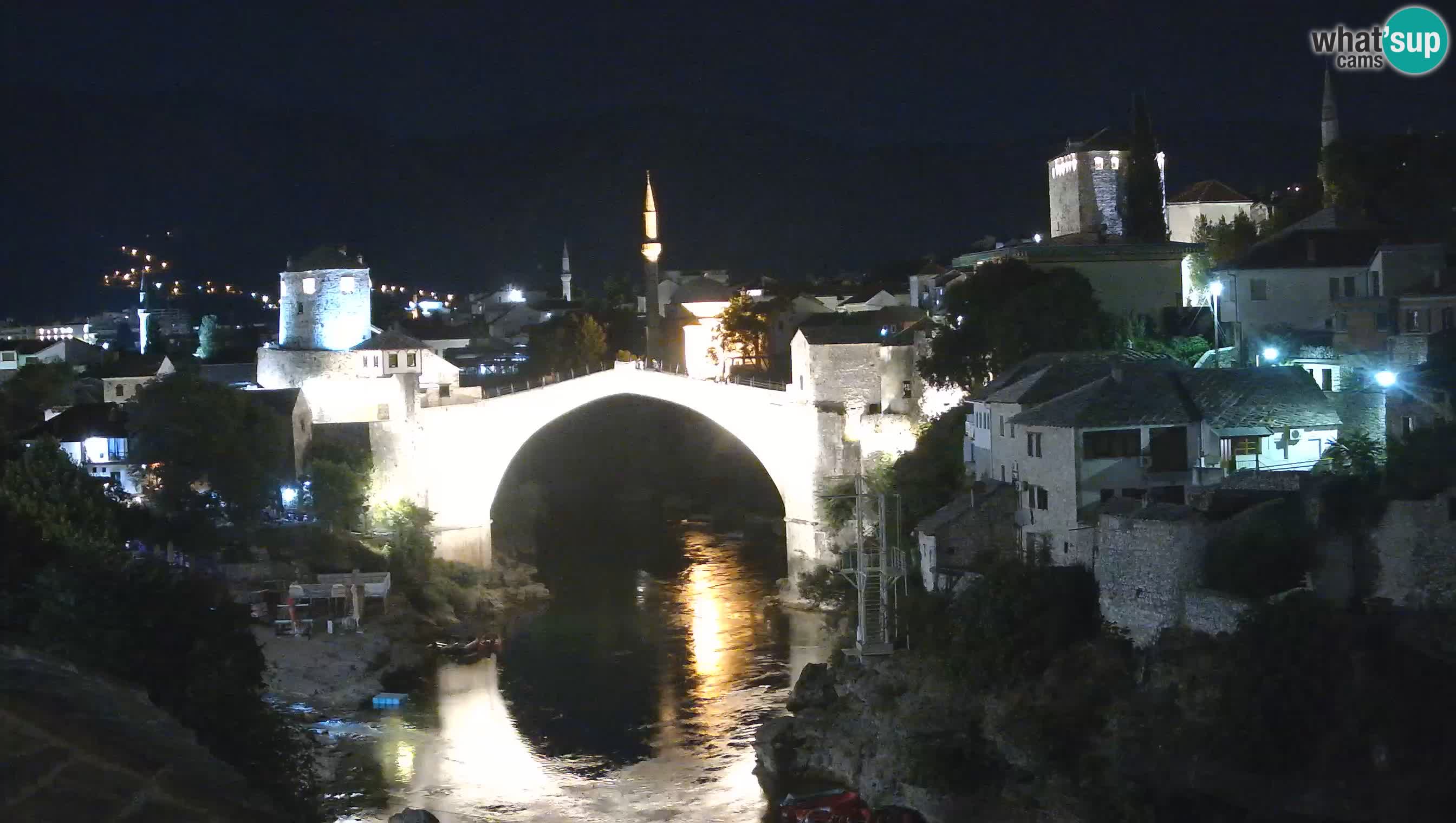Cámara web de Mostar – El Viejo Puente sobre el río Neretva