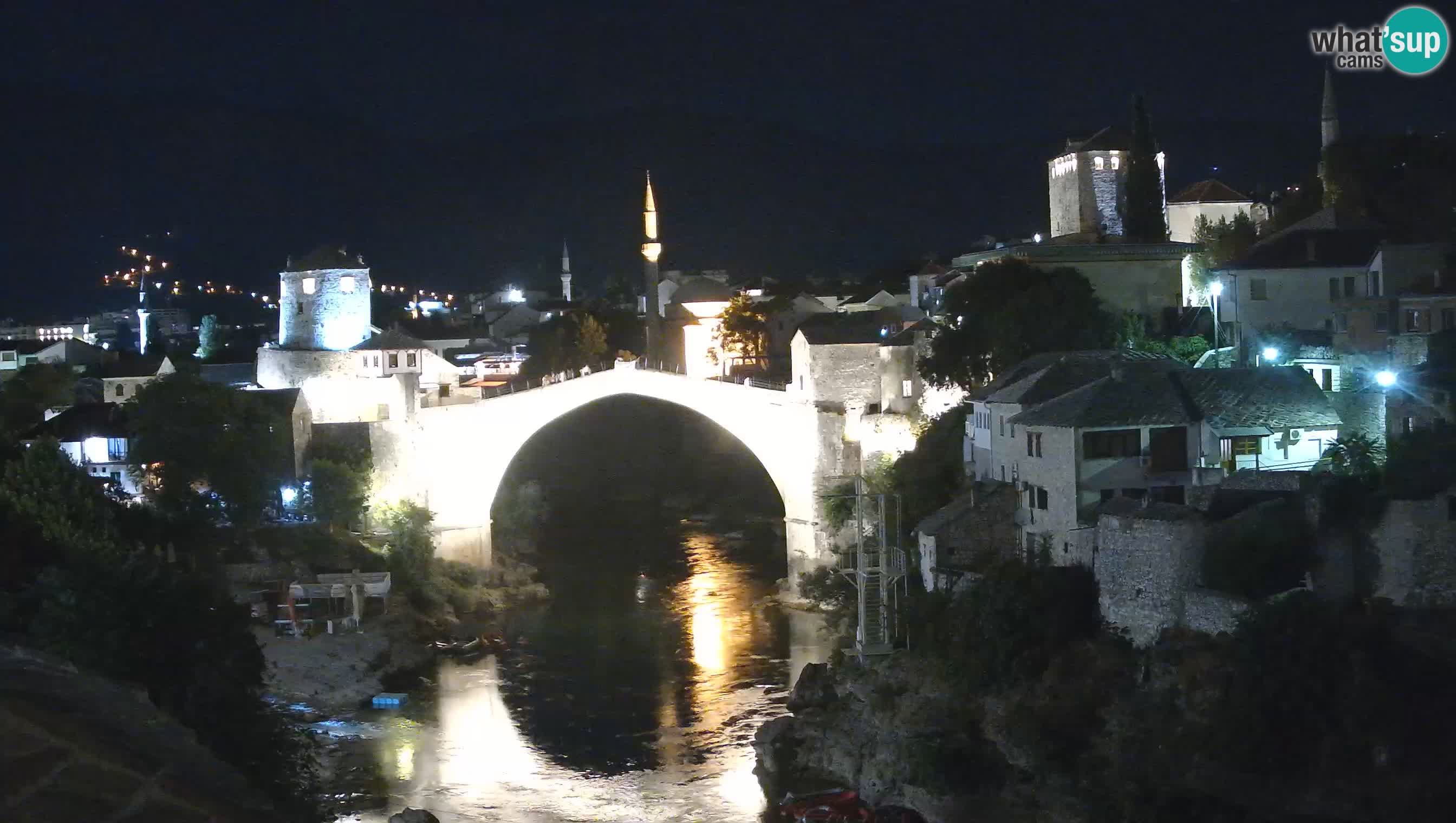 Webcam de Mostar – Le Vieux Pont sur la rivière Neretva
