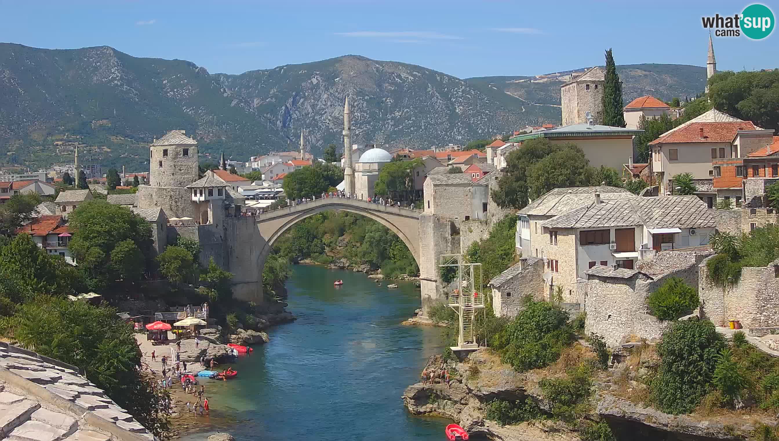 Spletna kamera Mostar – Stari Most in reka Neretva