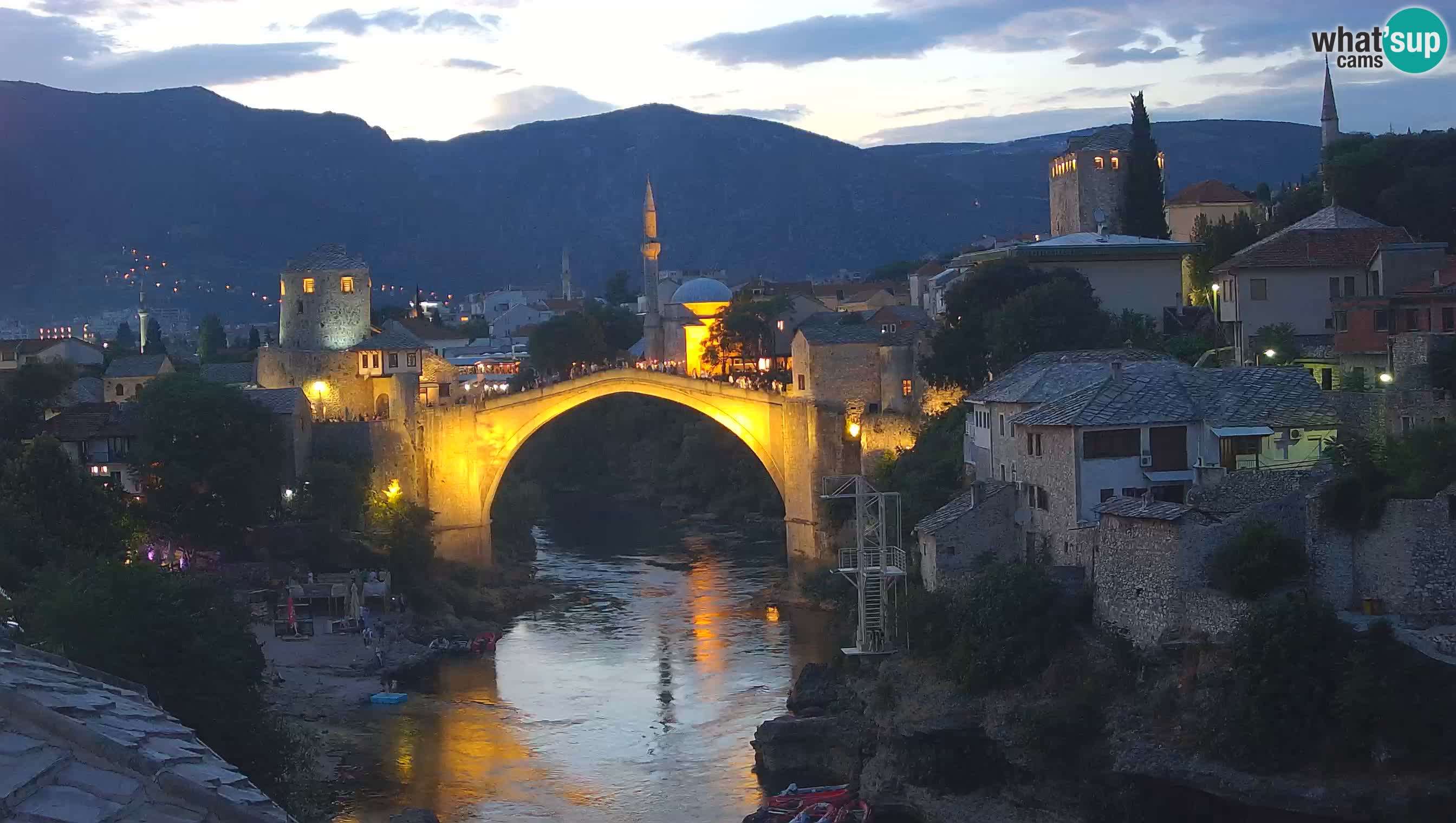 Mostar webcam – LIVE Old Bridge and Neretva river
