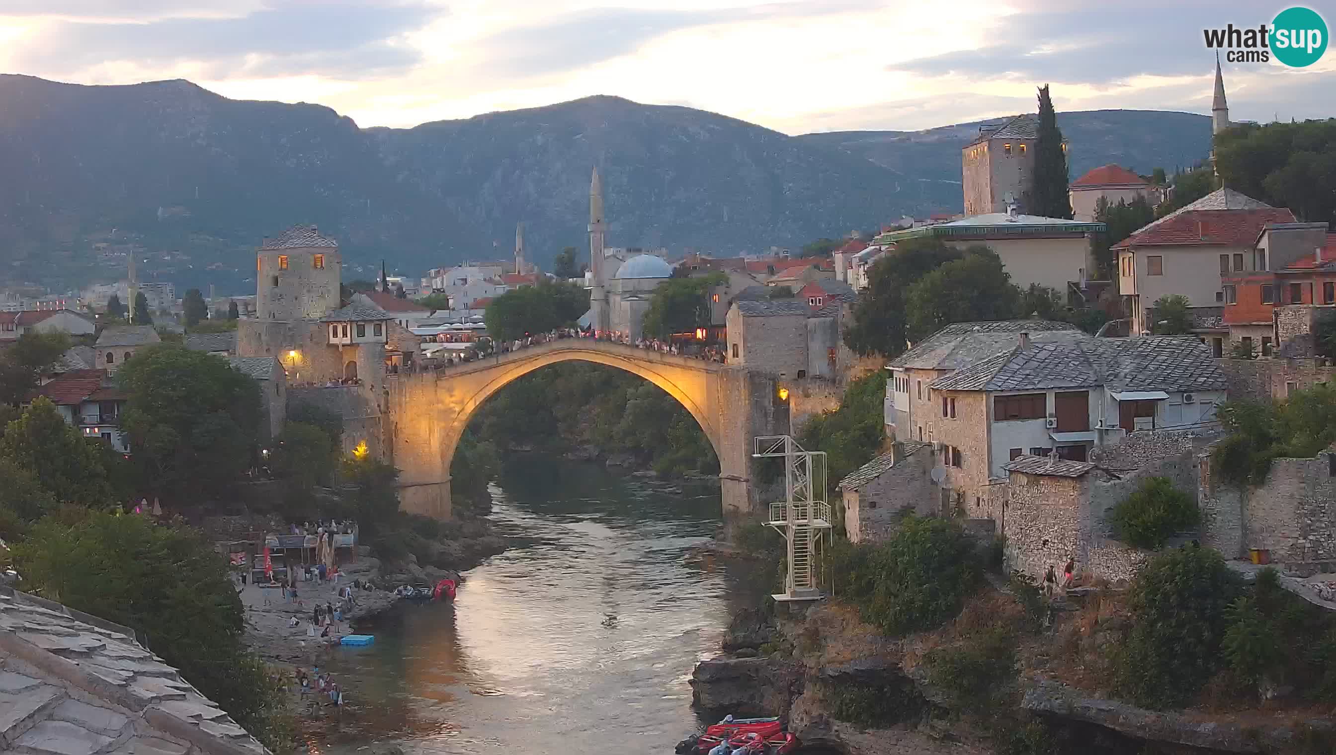 Webcam Mostar – Il Ponte Vecchio sul fiume Neretva
