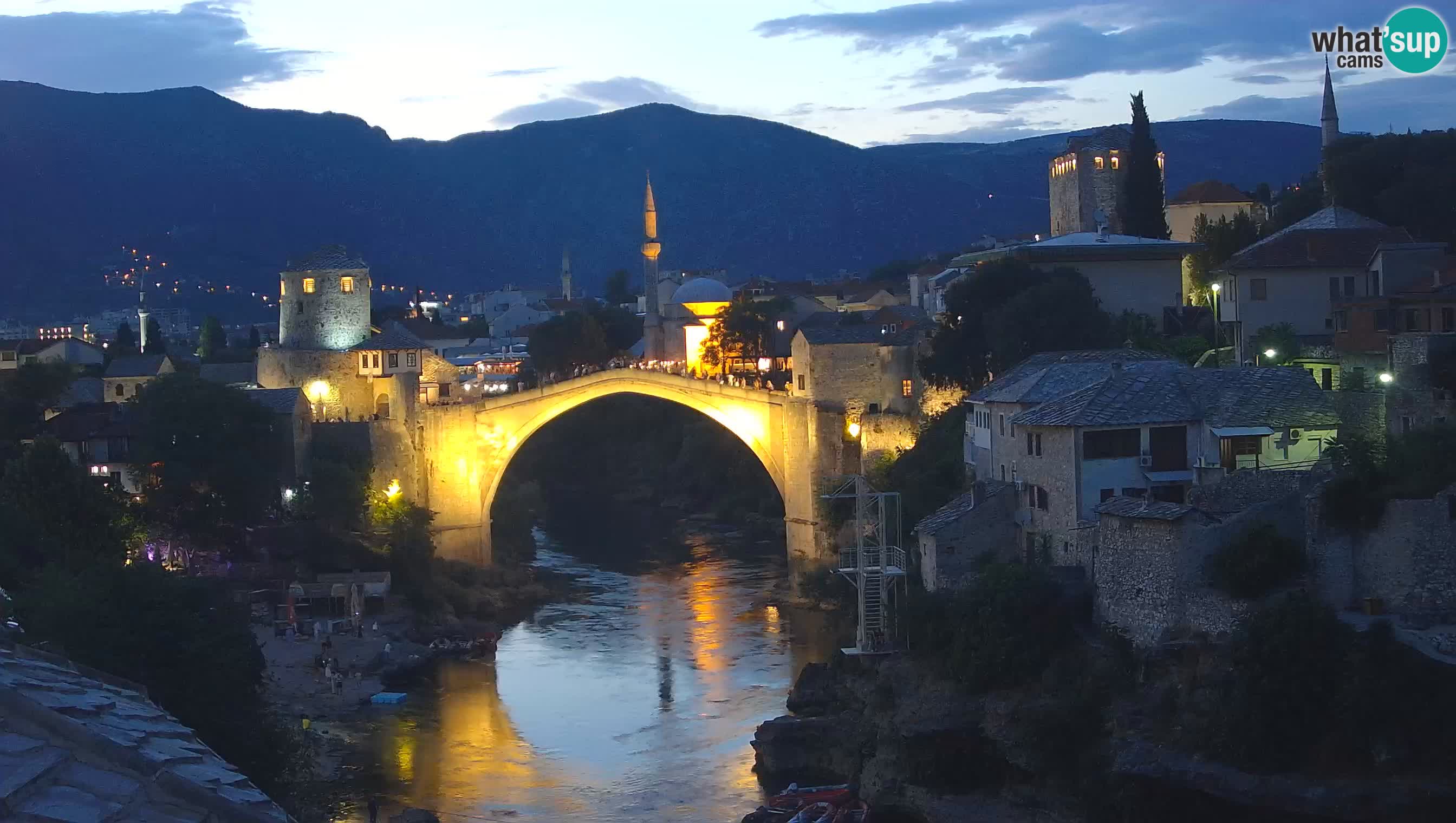 Mostar webcam – LIVE Old Bridge and Neretva river