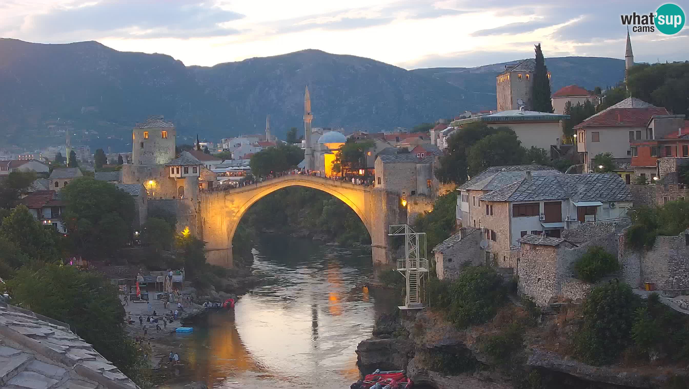 Webcam Mostar – Il Ponte Vecchio sul fiume Neretva