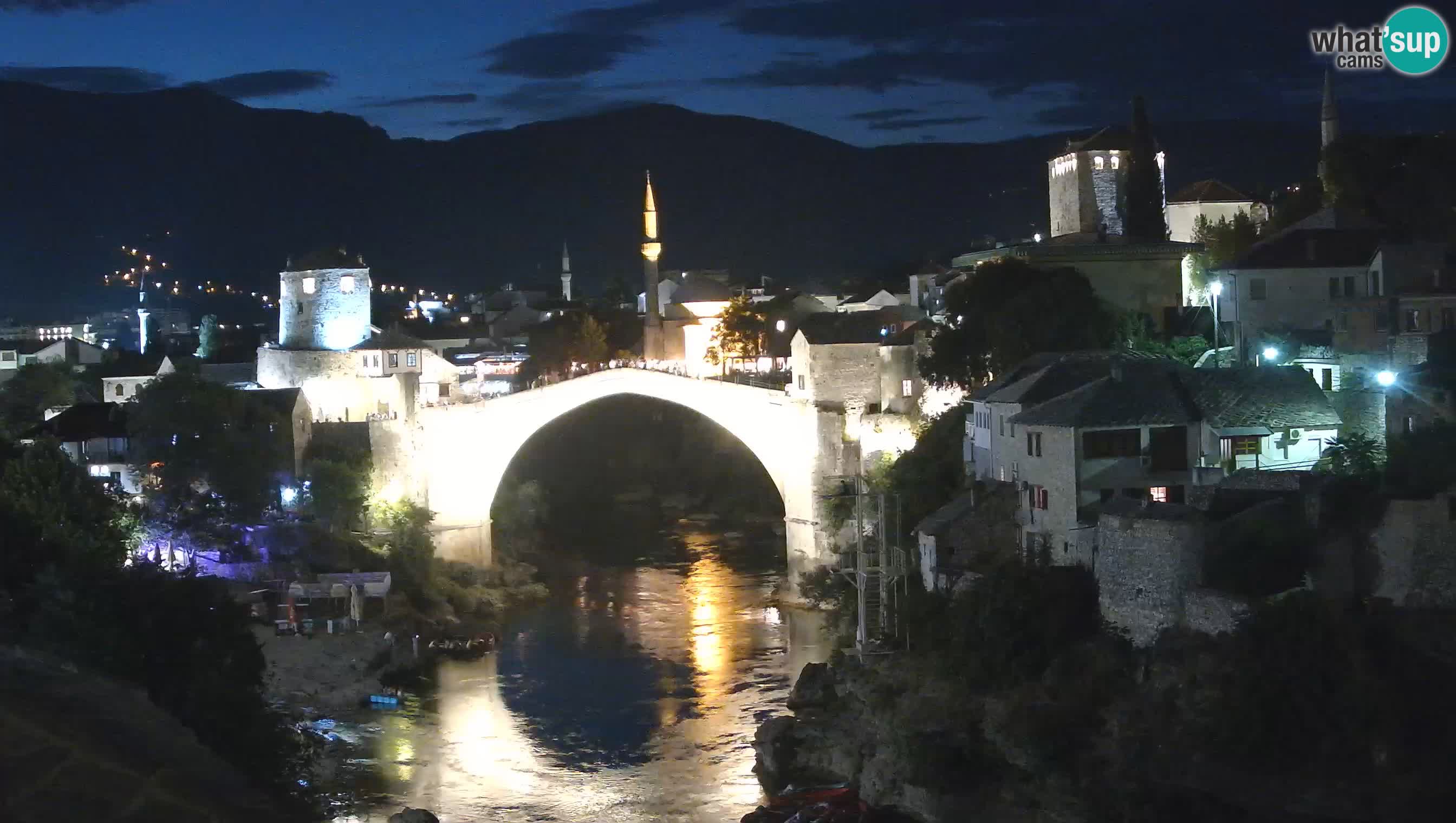 Cámara web de Mostar – El Viejo Puente sobre el río Neretva