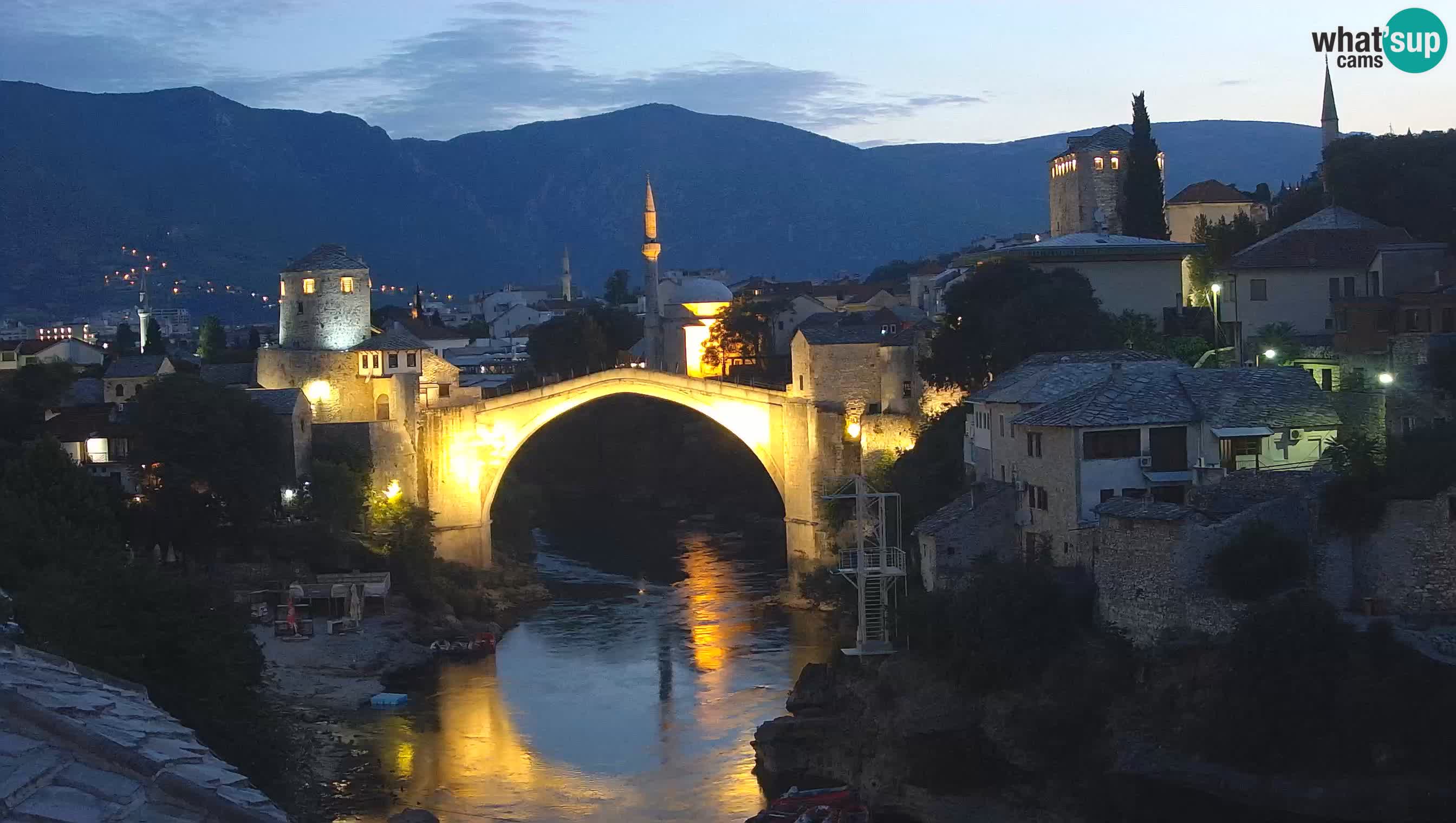 Mostar webcam – LIVE Old Bridge and Neretva river