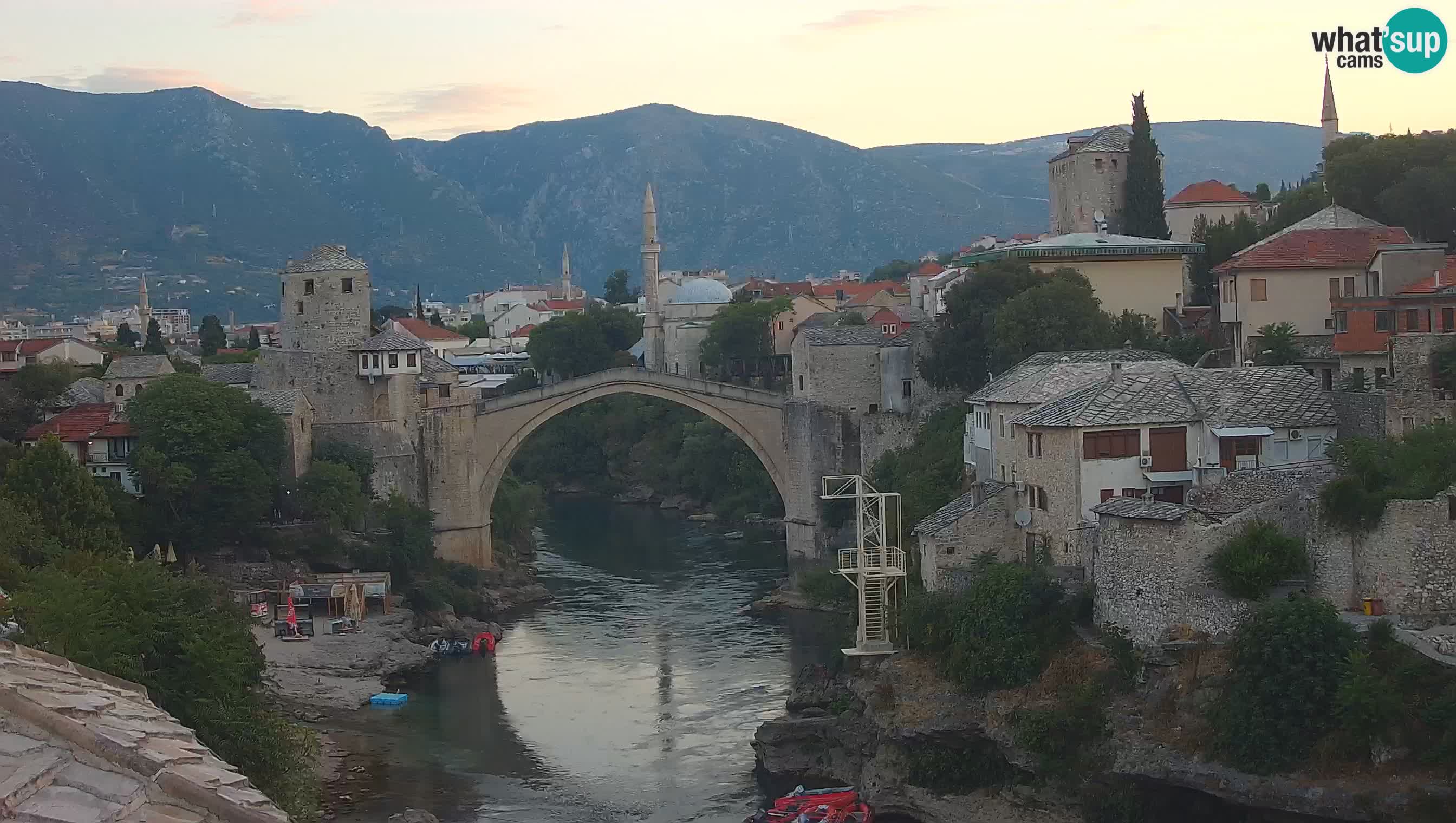 Spletna kamera Mostar – Stari Most in reka Neretva