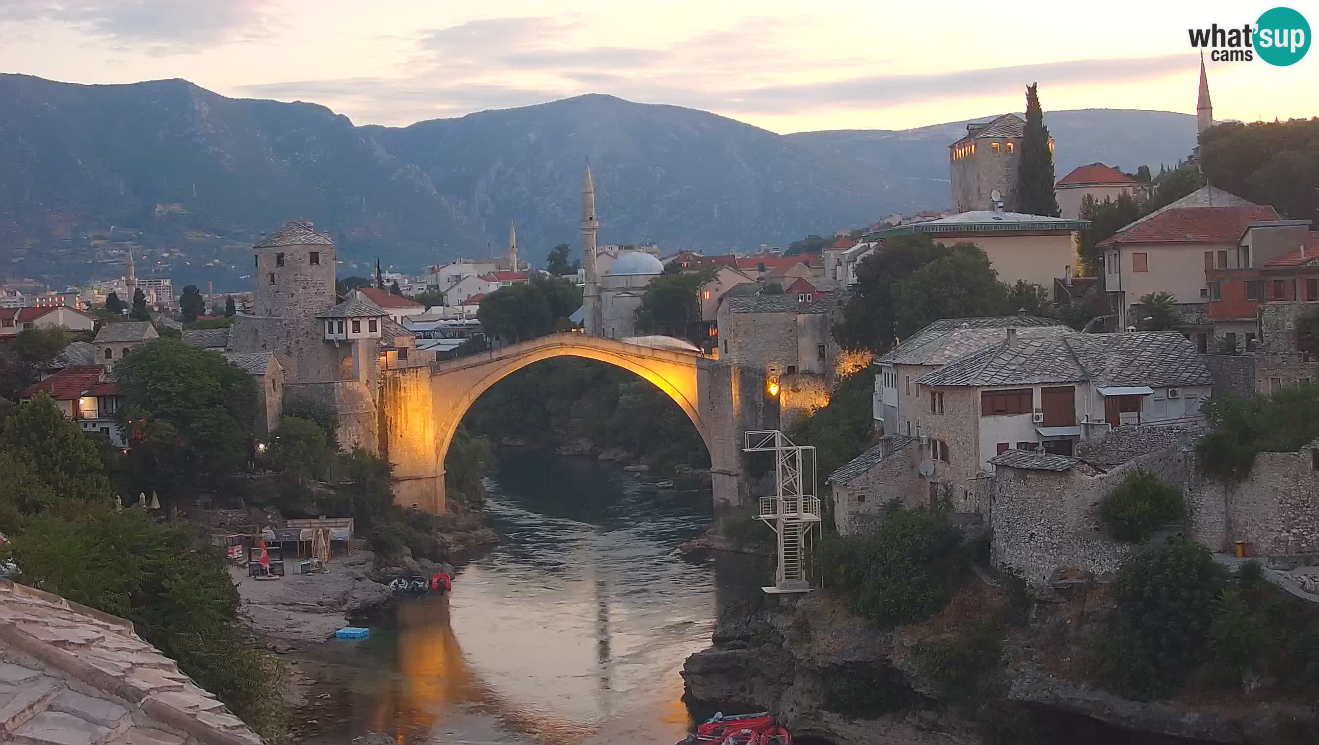 Spletna kamera Mostar – Stari Most in reka Neretva