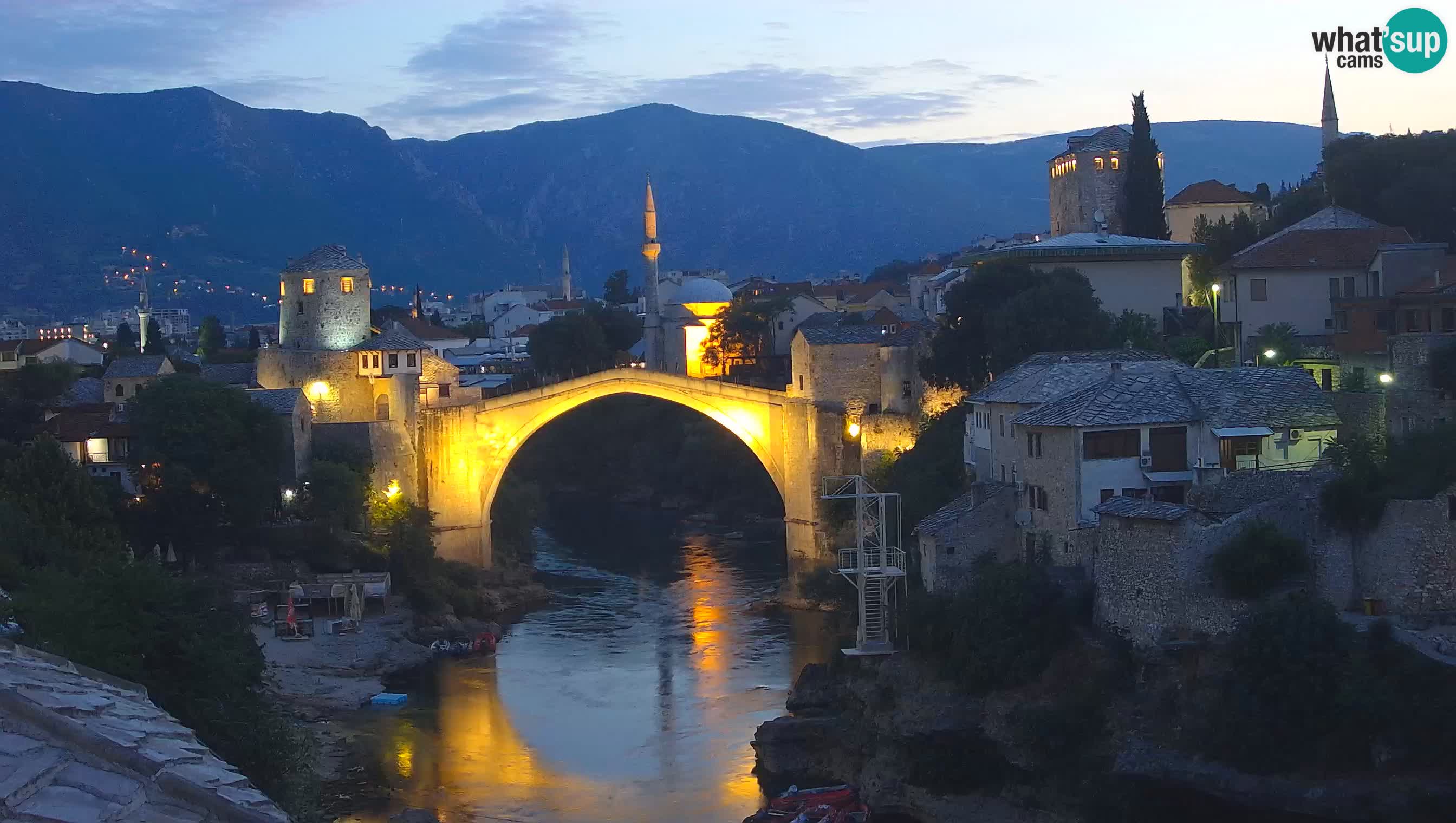 Spletna kamera Mostar – Stari Most in reka Neretva