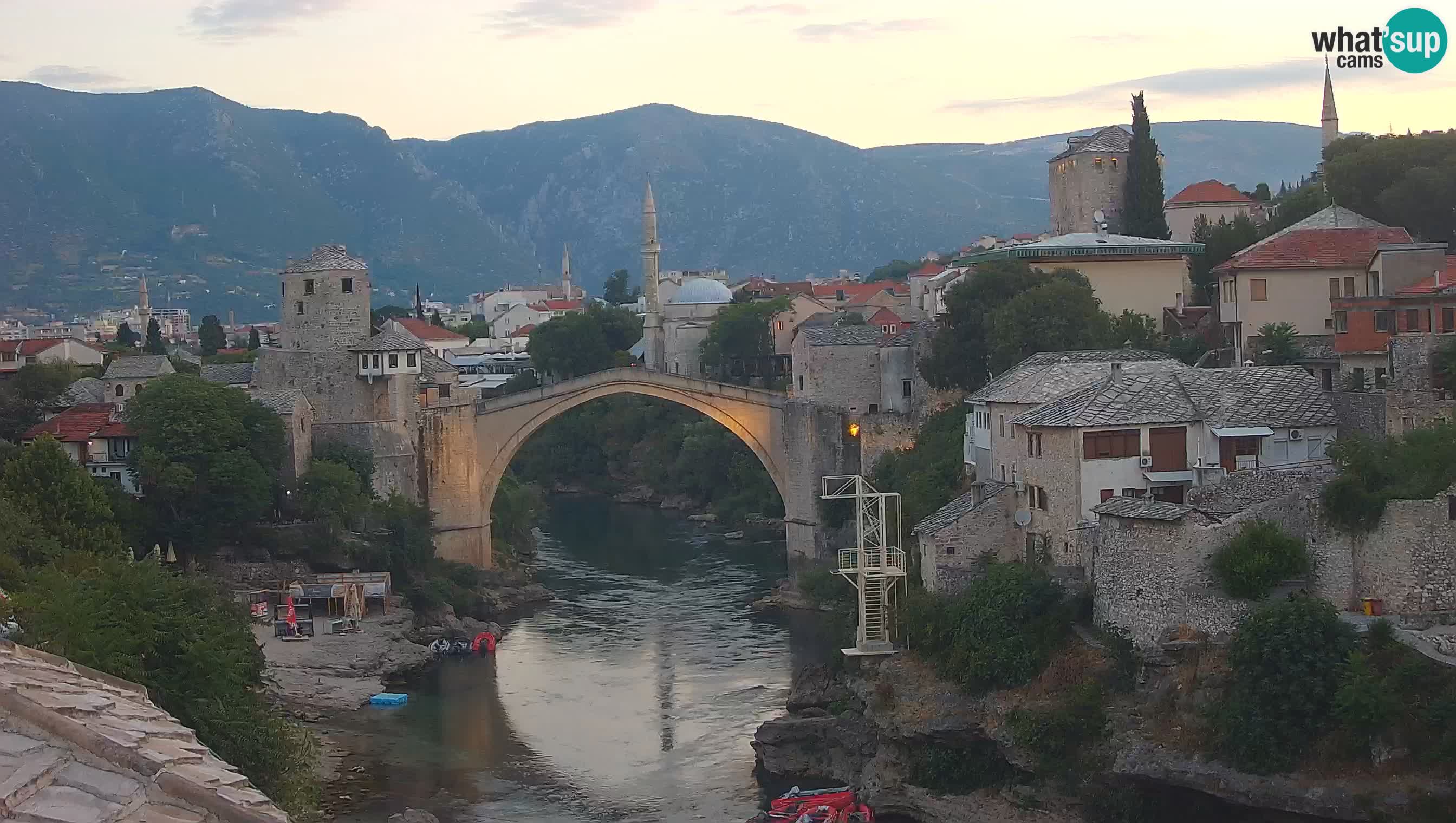 Mostar web kamera – Stari Most i rijeka Neretva – Goa Mostar