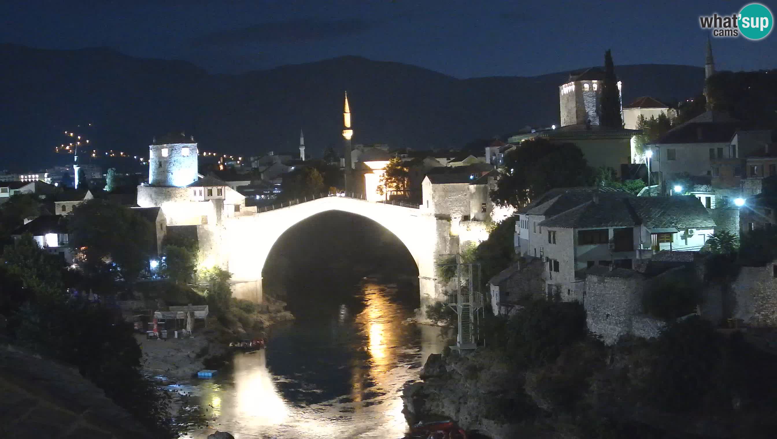 Mostar web kamera – Stari Most i rijeka Neretva – Goa Mostar