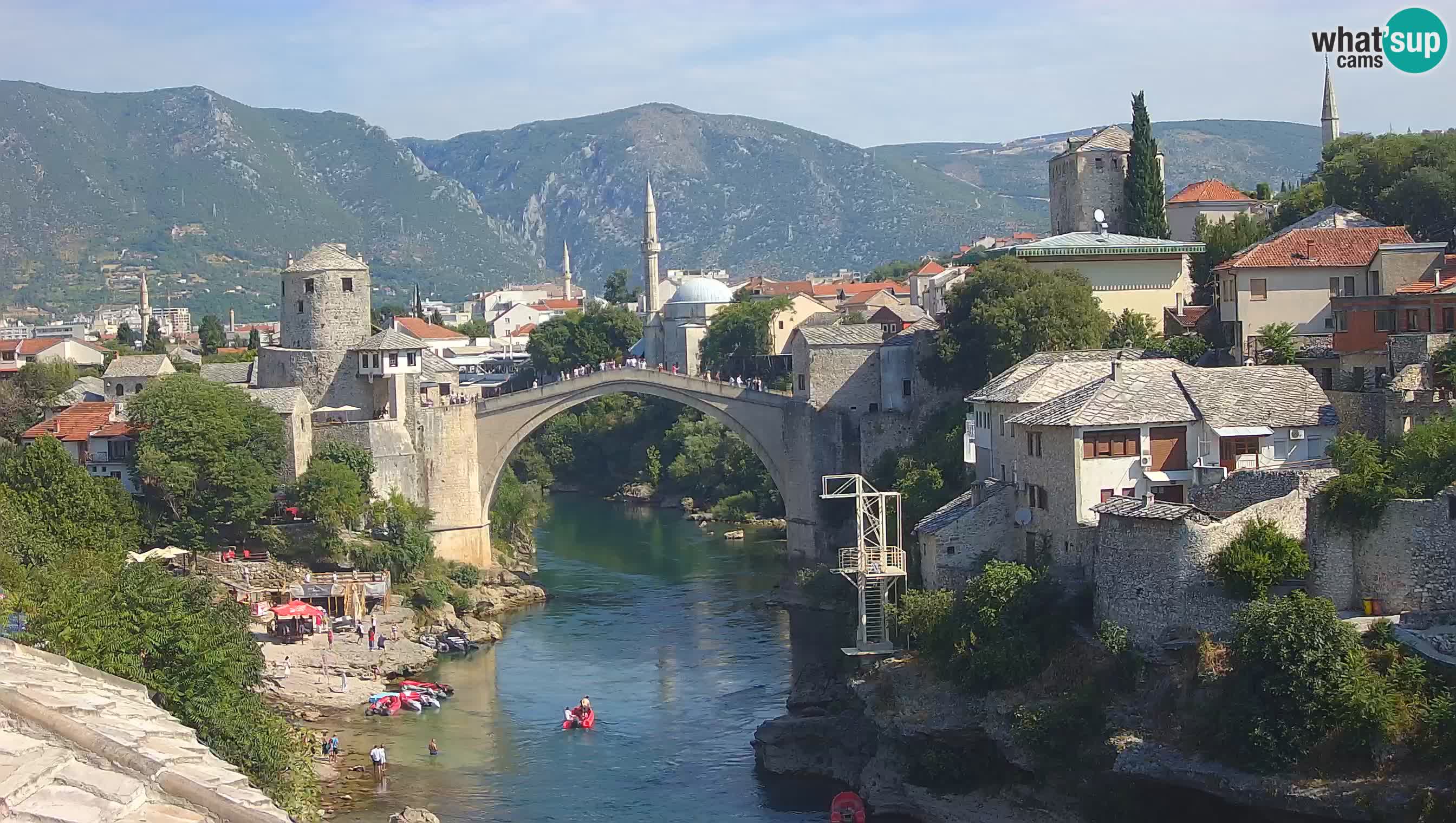 Spletna kamera Mostar – Stari Most in reka Neretva