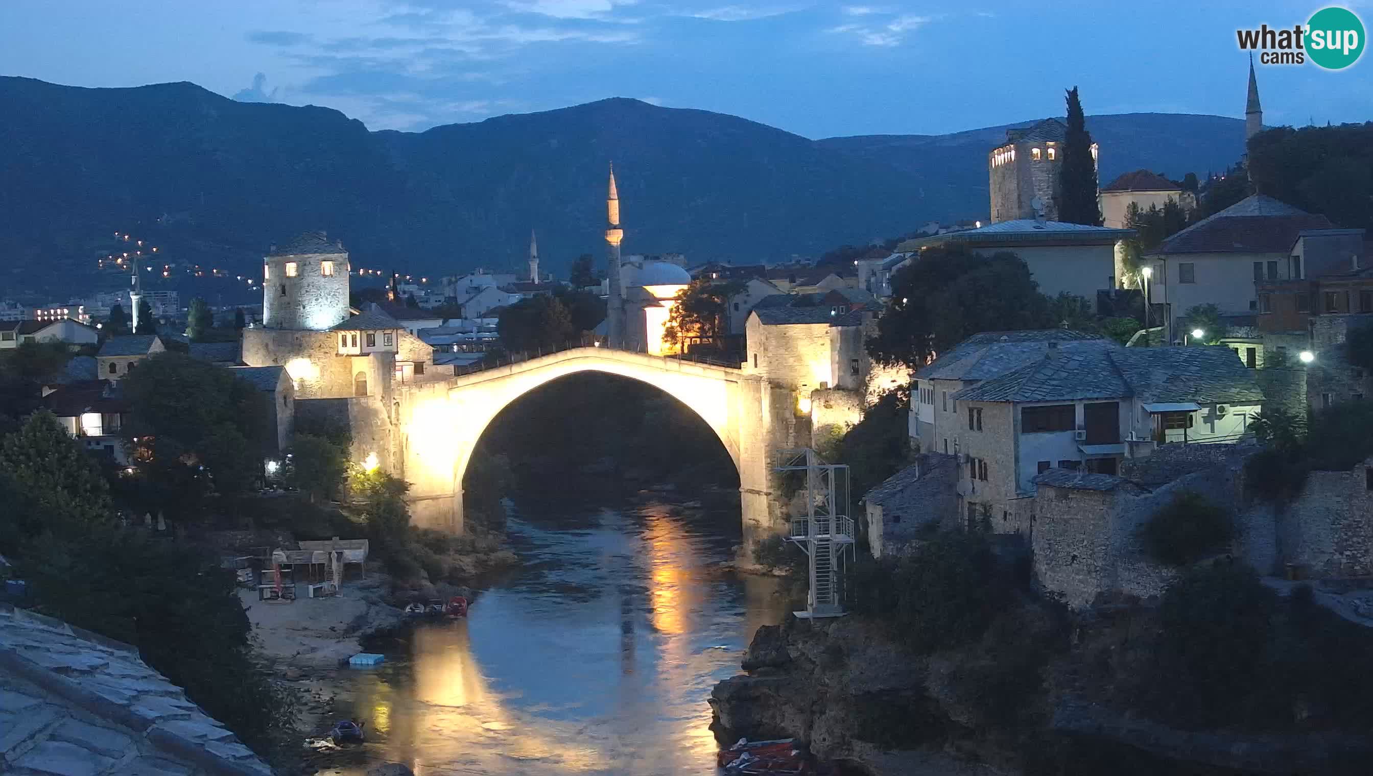 Mostar web kamera – Stari Most i rijeka Neretva – Goa Mostar