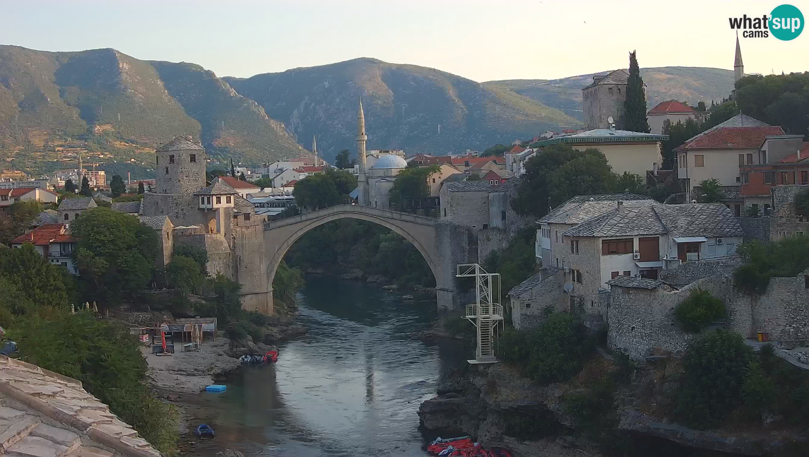 Mostar web kamera – Stari Most i rijeka Neretva – Goa Mostar