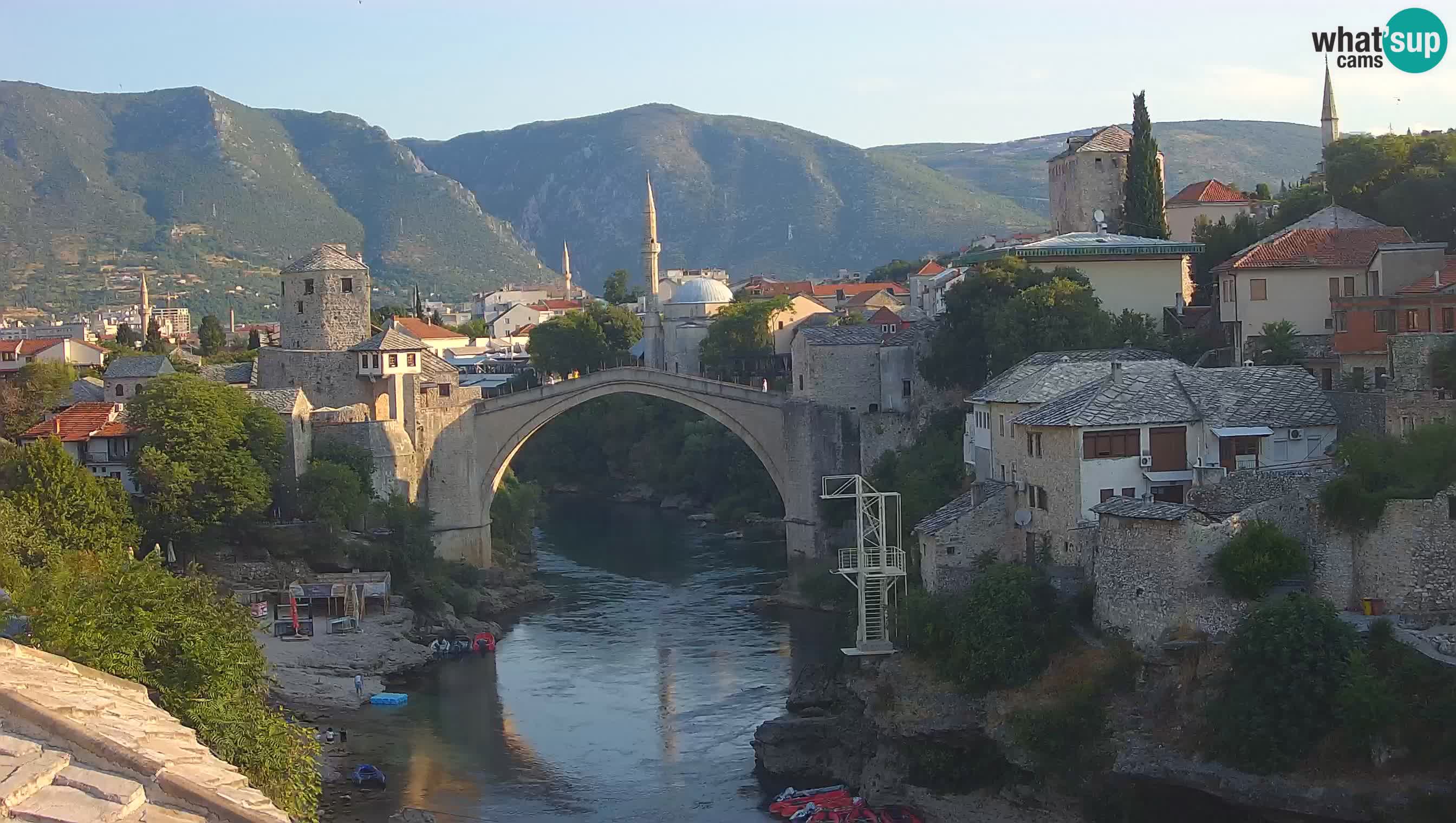 Spletna kamera Mostar – Stari Most in reka Neretva
