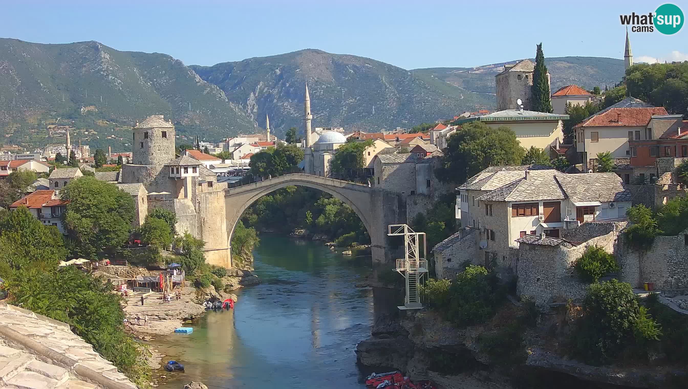 Mostar webcam – LIVE Old Bridge and Neretva river