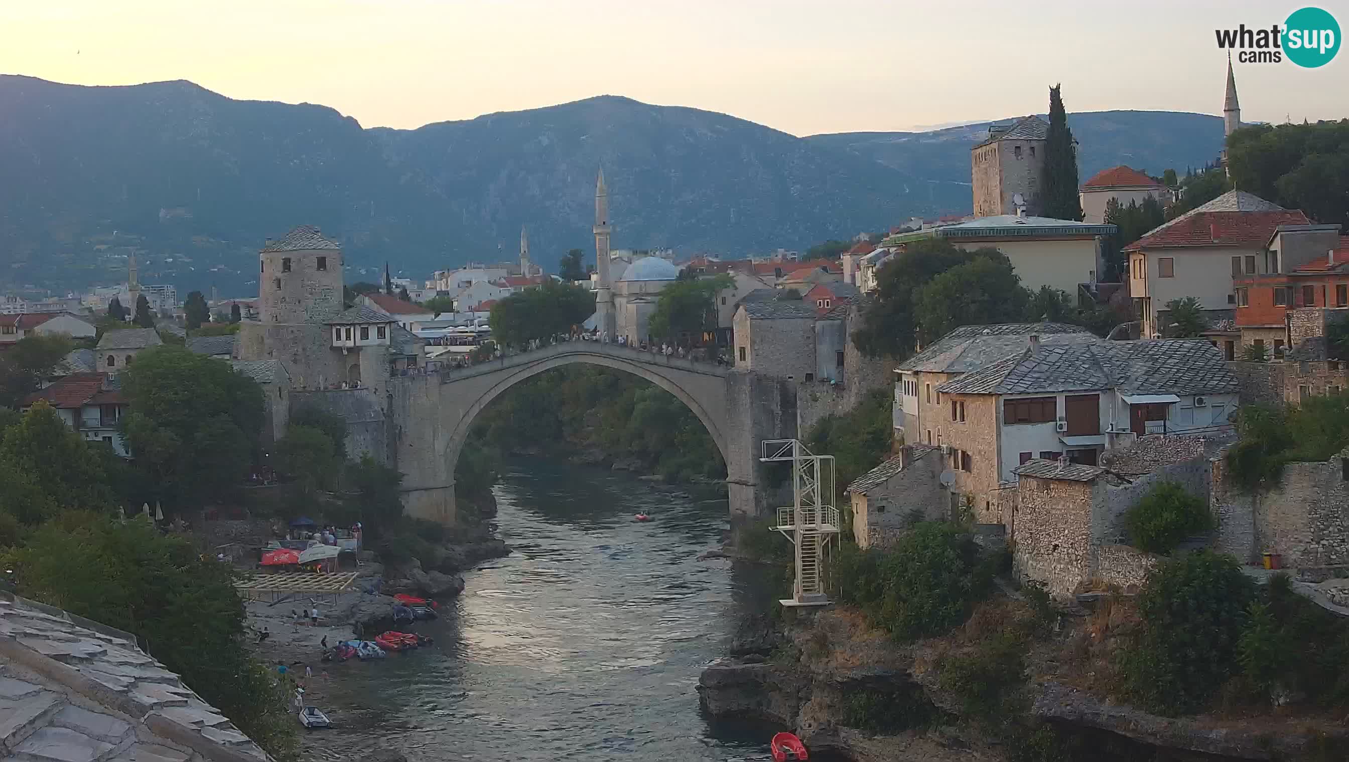 Mostar web kamera – Stari Most i rijeka Neretva – Goa Mostar