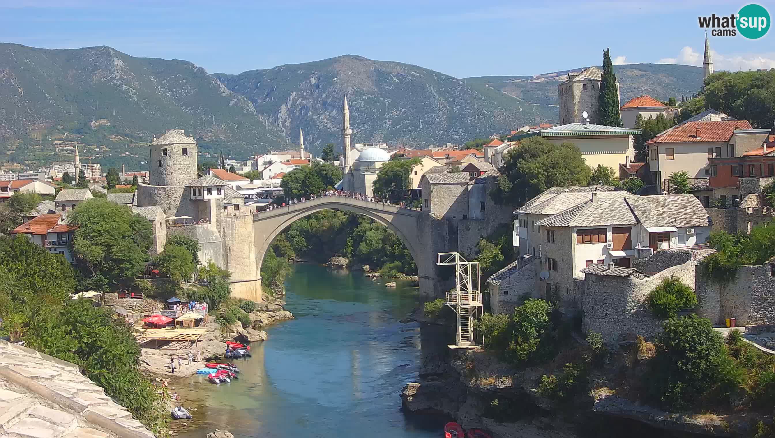 Spletna kamera Mostar – Stari Most in reka Neretva