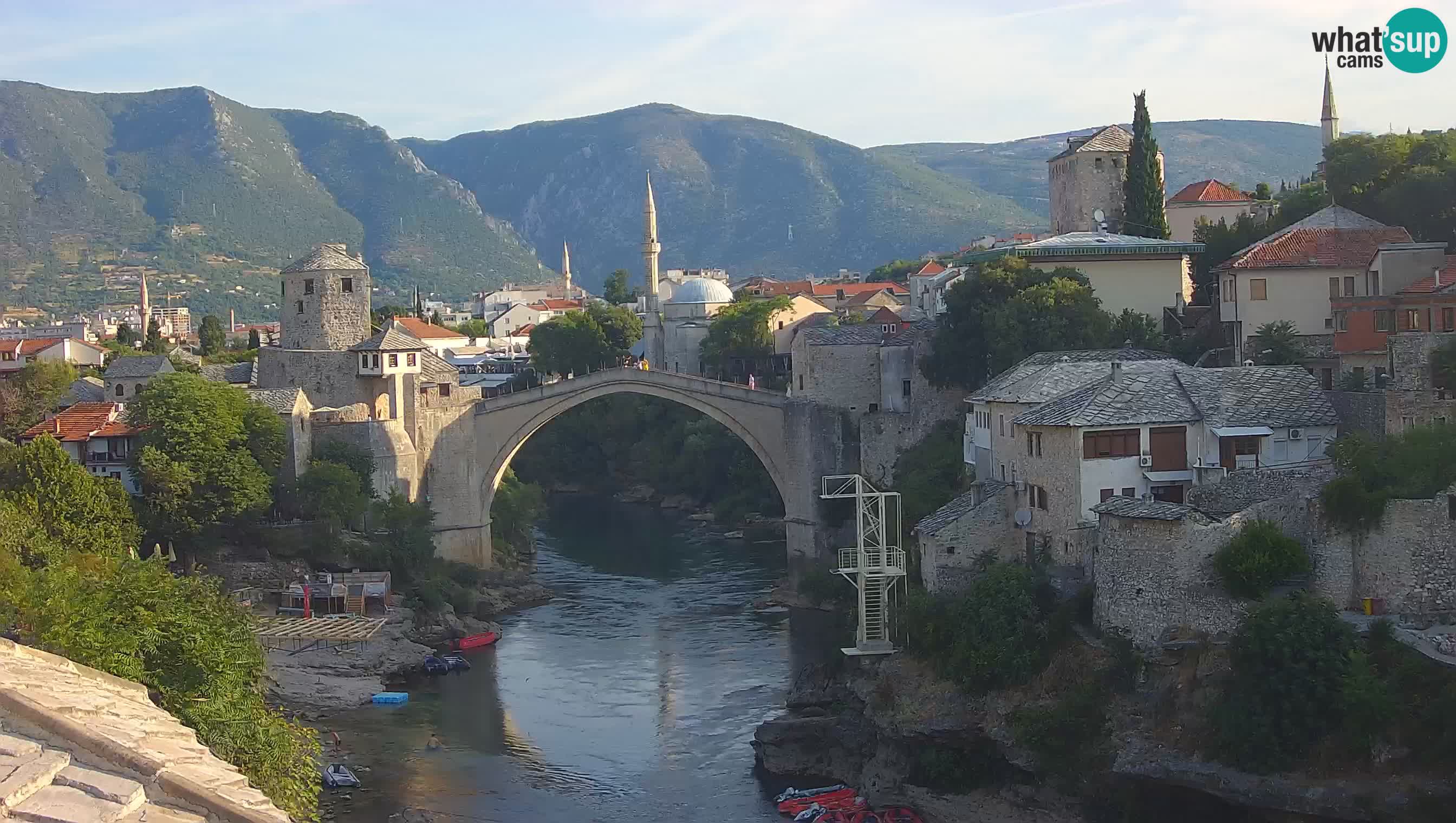 Mostar webcam – LIVE Old Bridge and Neretva river