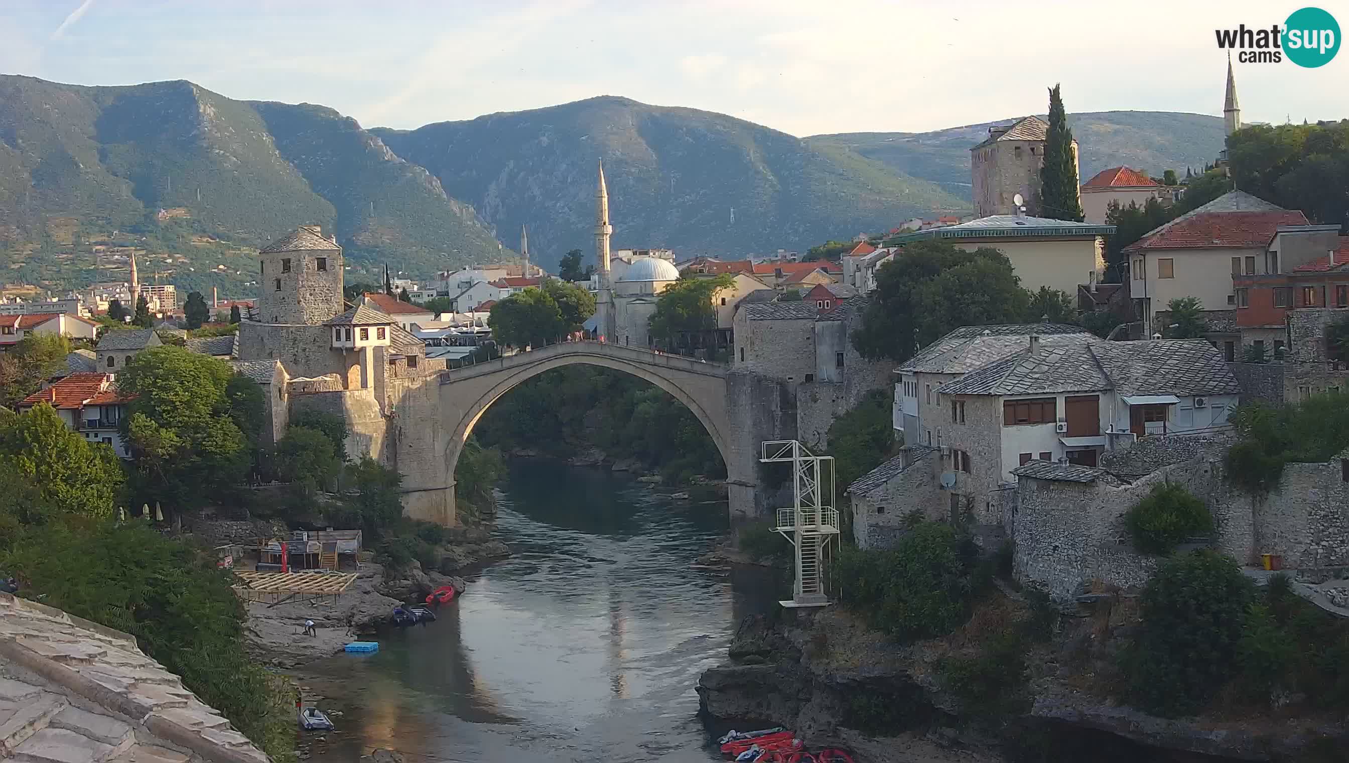 Spletna kamera Mostar – Stari Most in reka Neretva