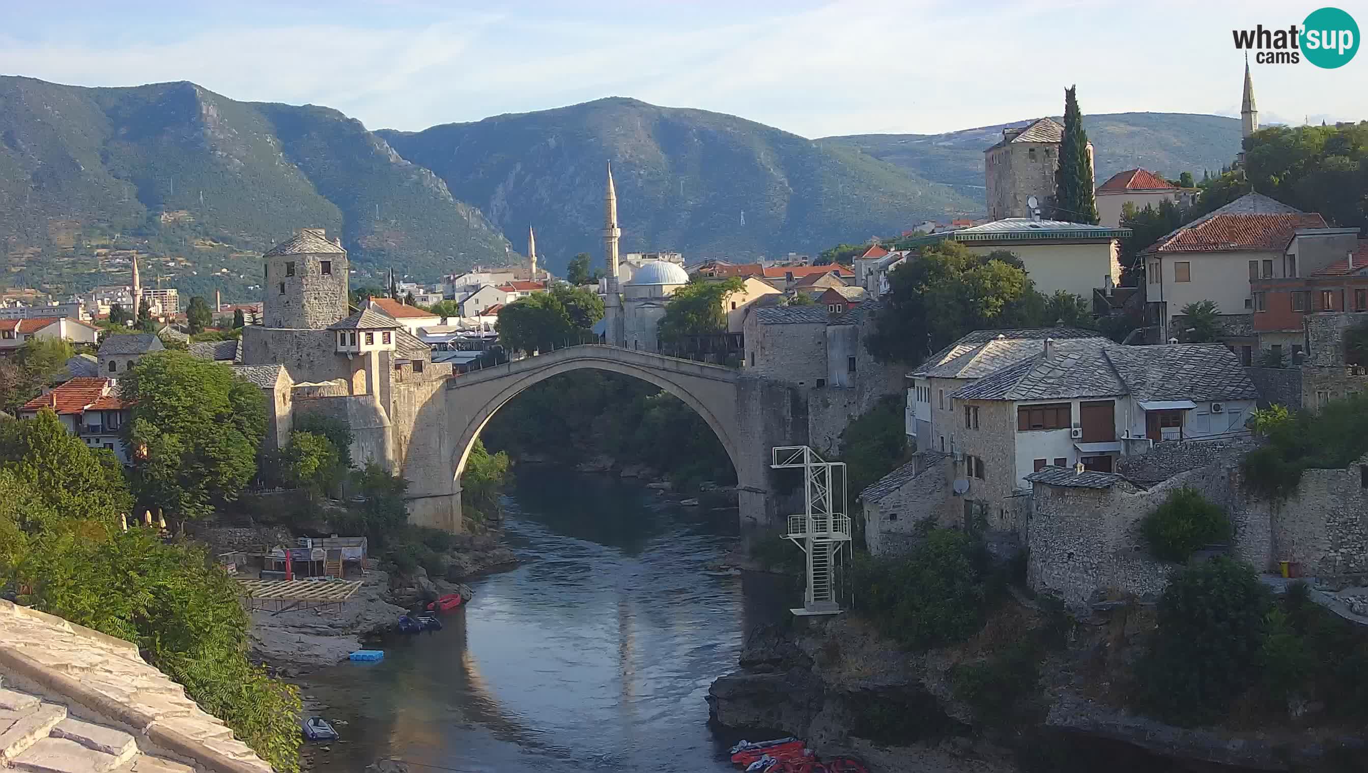 Webcam Mostar – Il Ponte Vecchio sul fiume Neretva