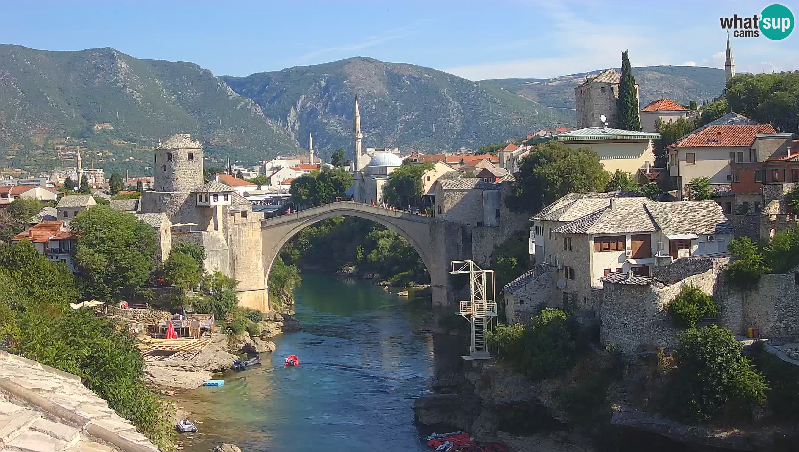 Mostar webcam – LIVE Old Bridge and Neretva river