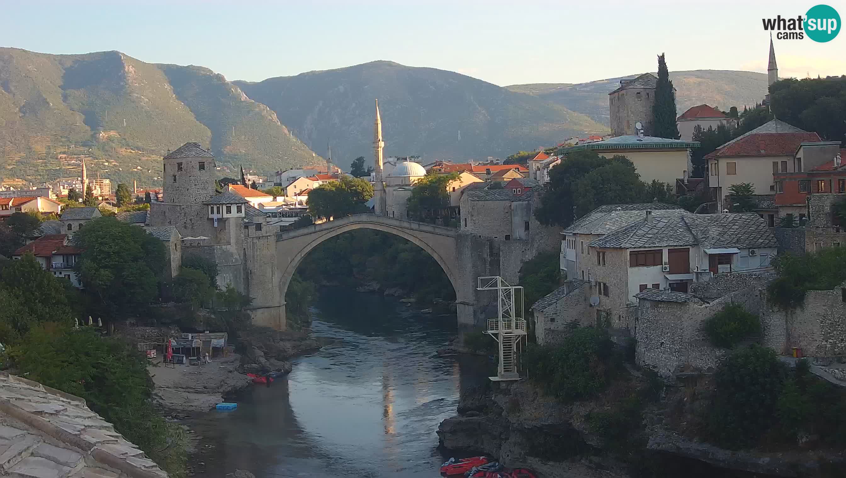 Mostar webcam – LIVE Old Bridge and Neretva river
