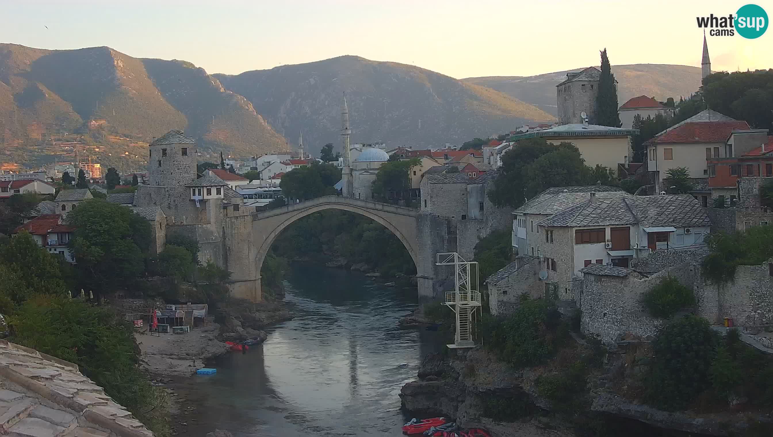Mostar webcam – LIVE Old Bridge and Neretva river