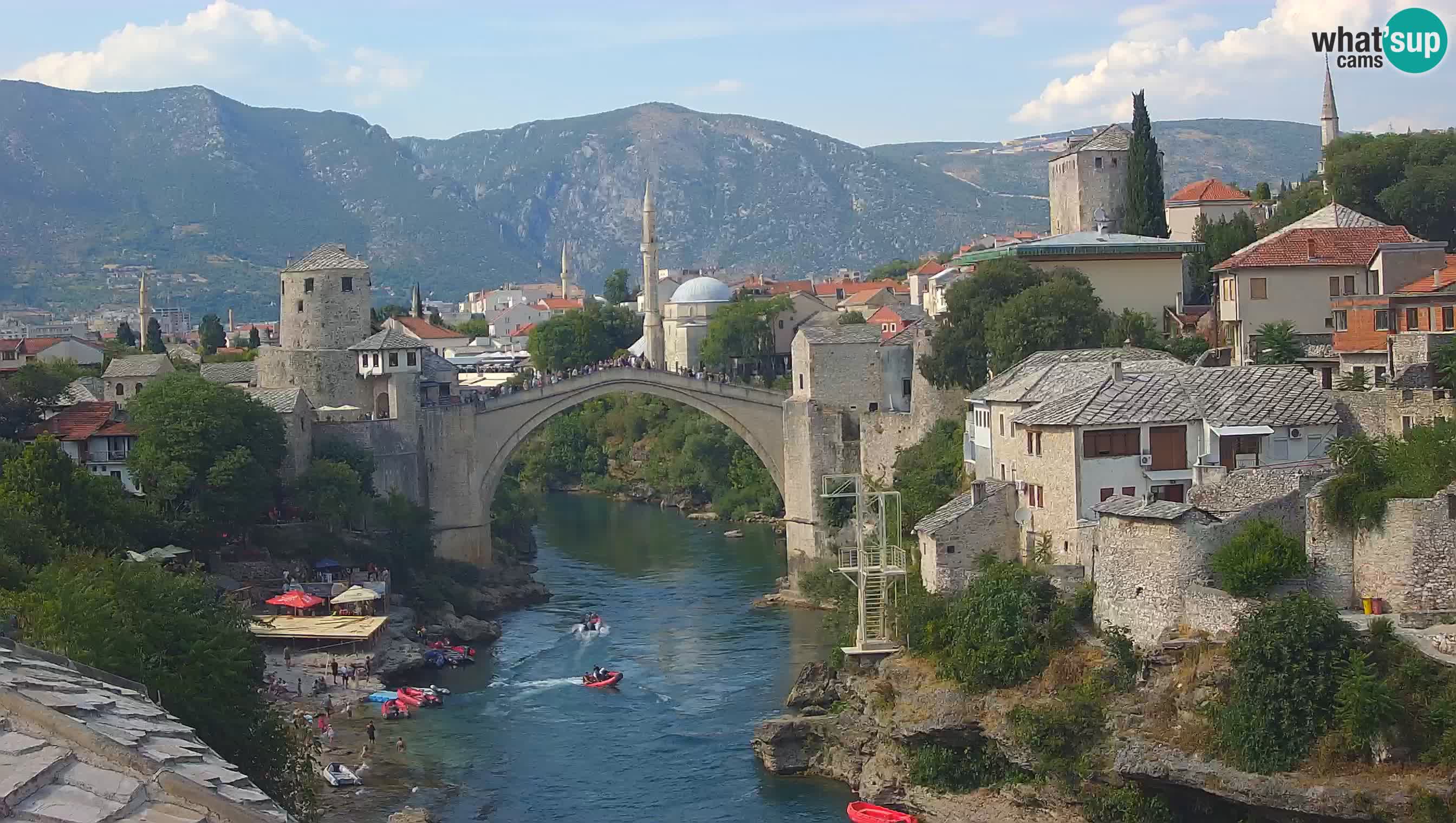 Spletna kamera Mostar – Stari Most in reka Neretva