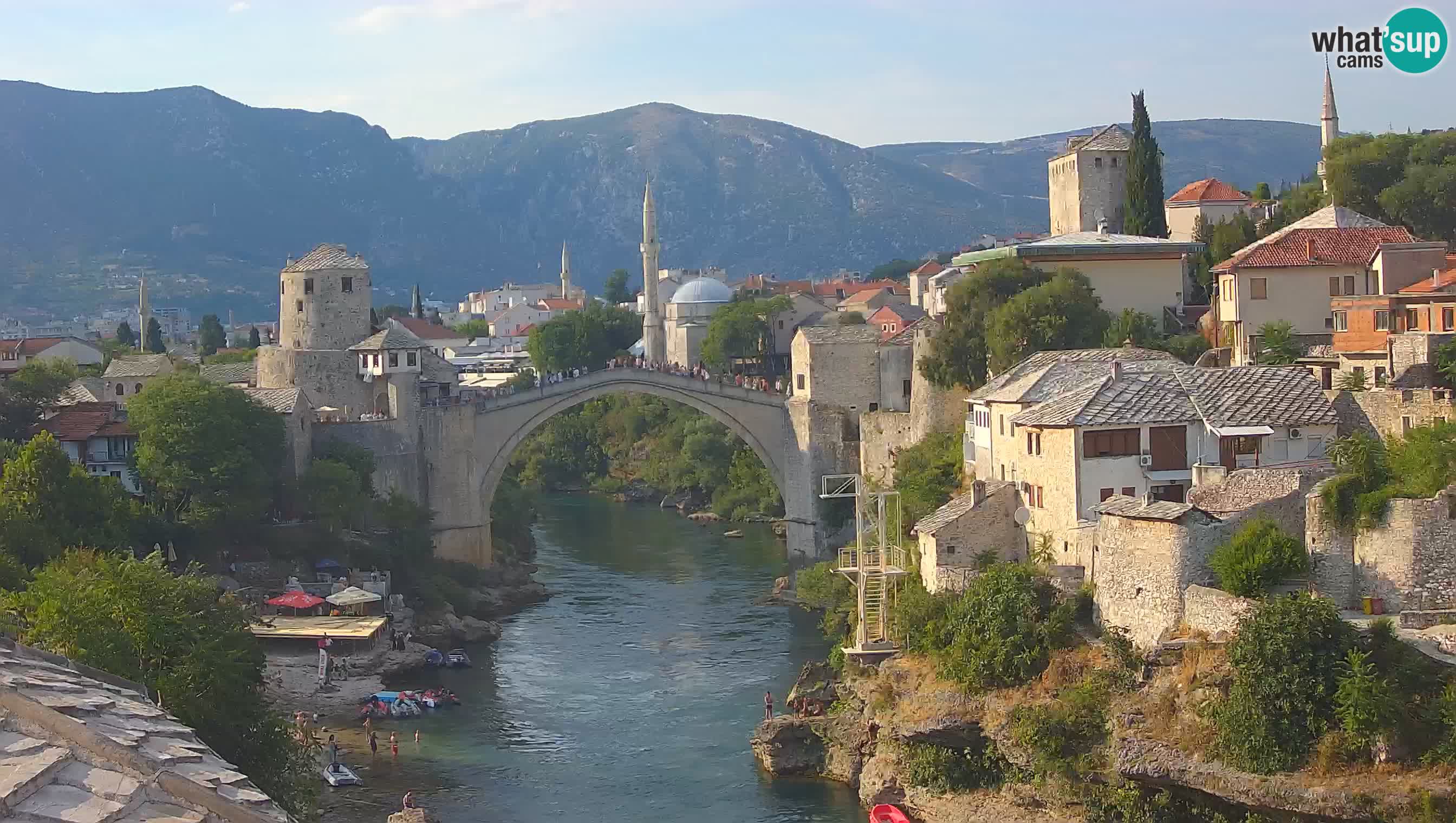 Mostar webcam – LIVE Old Bridge and Neretva river