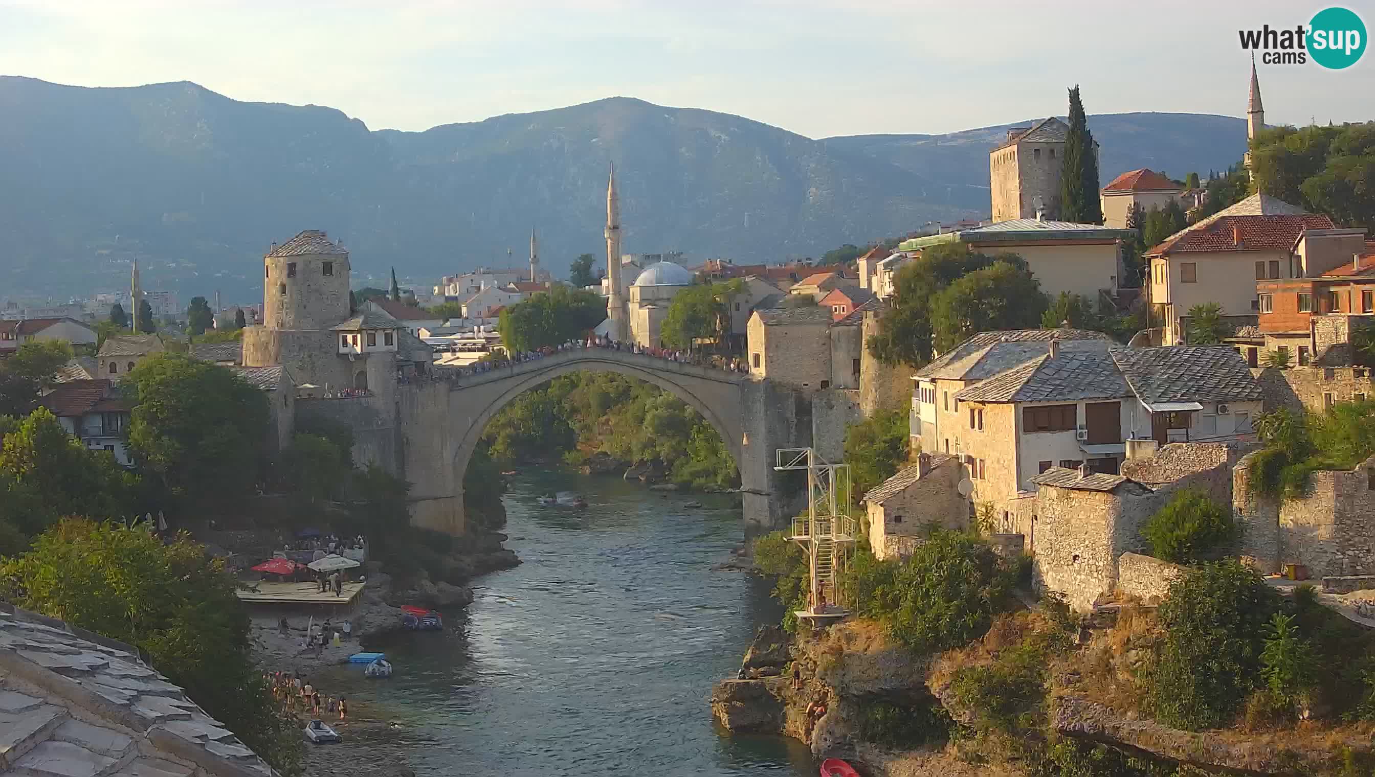 Spletna kamera Mostar – Stari Most in reka Neretva