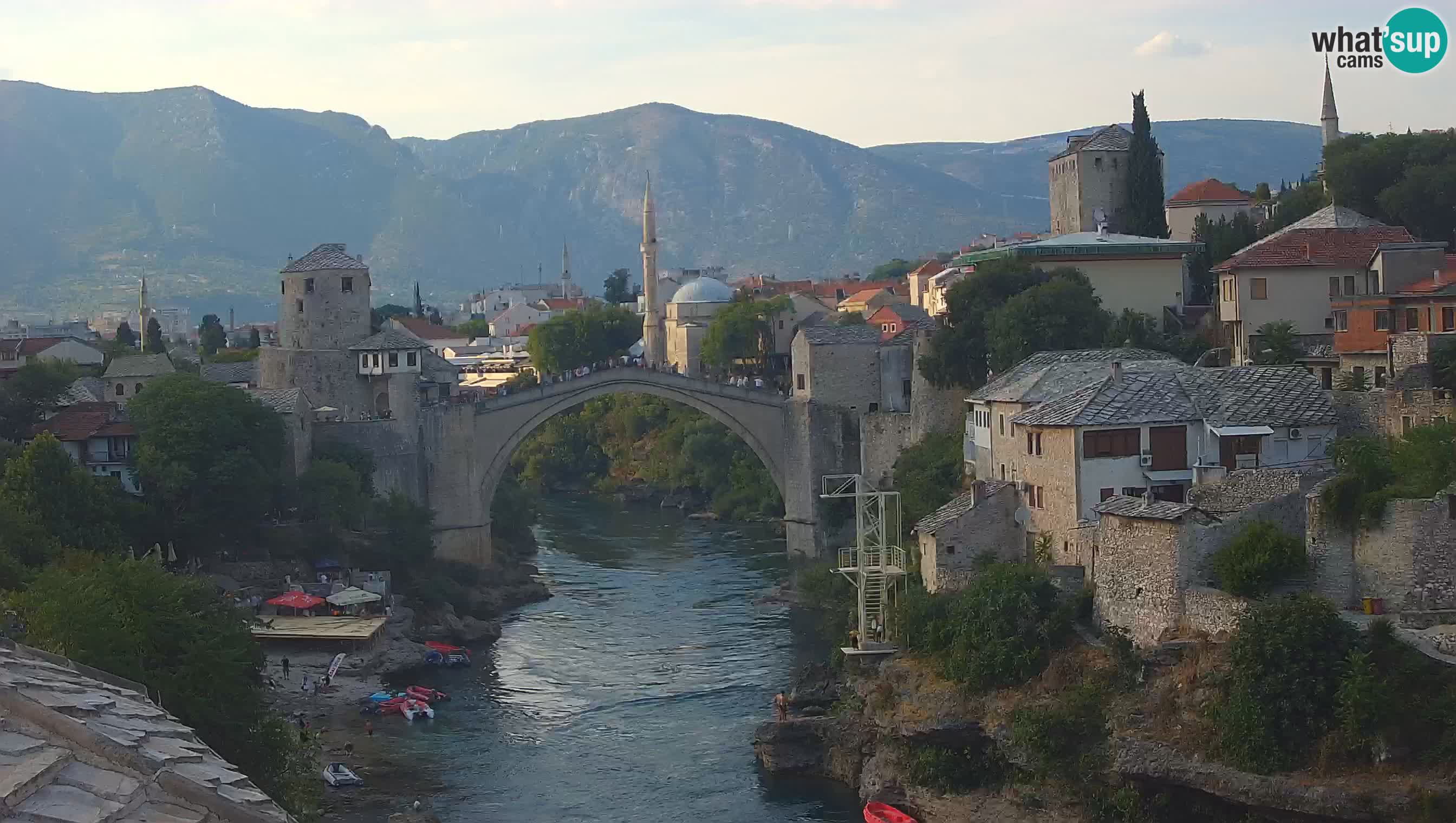 Spletna kamera Mostar – Stari Most in reka Neretva