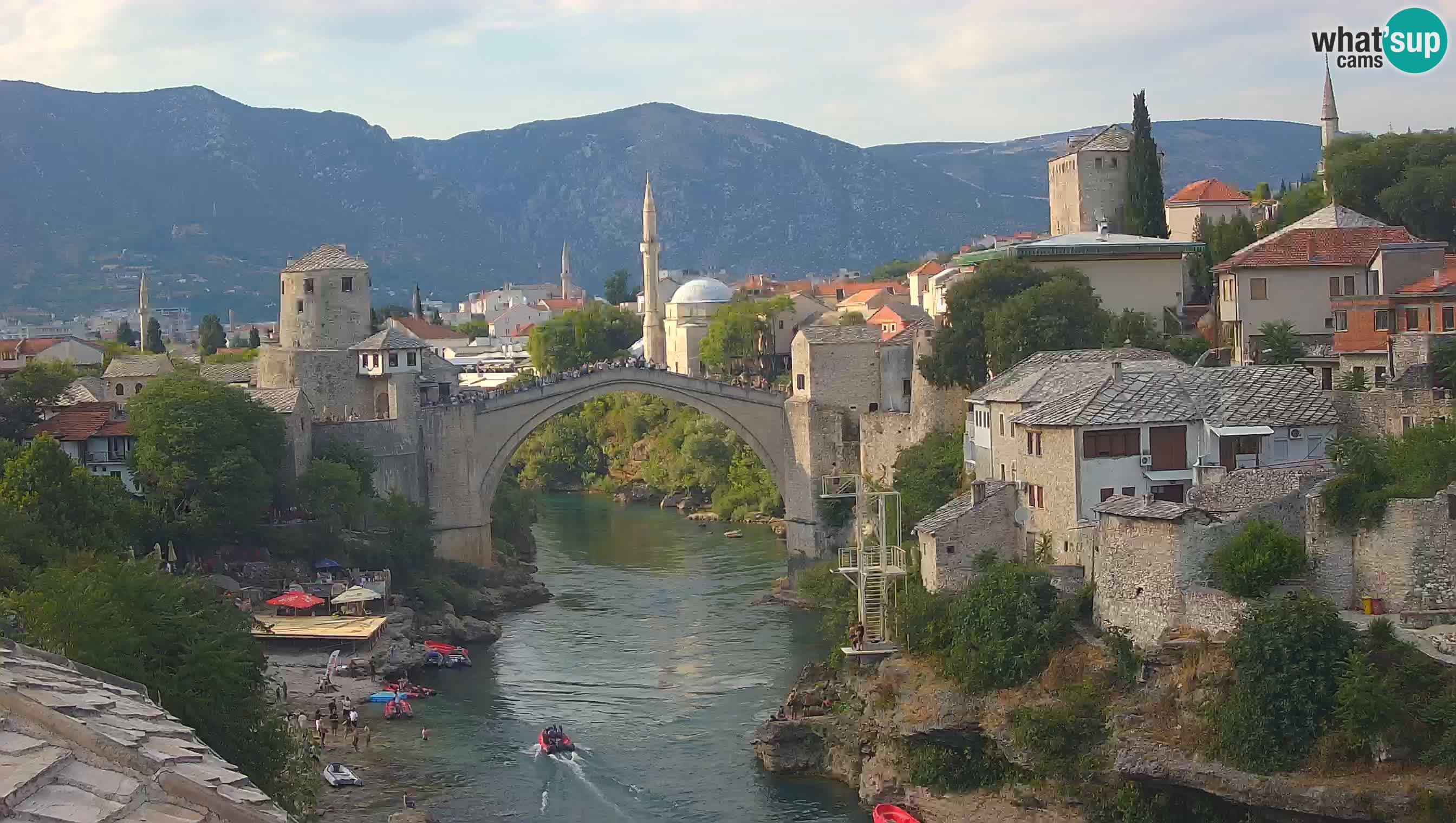 Mostar web kamera – Stari Most i rijeka Neretva – Goa Mostar