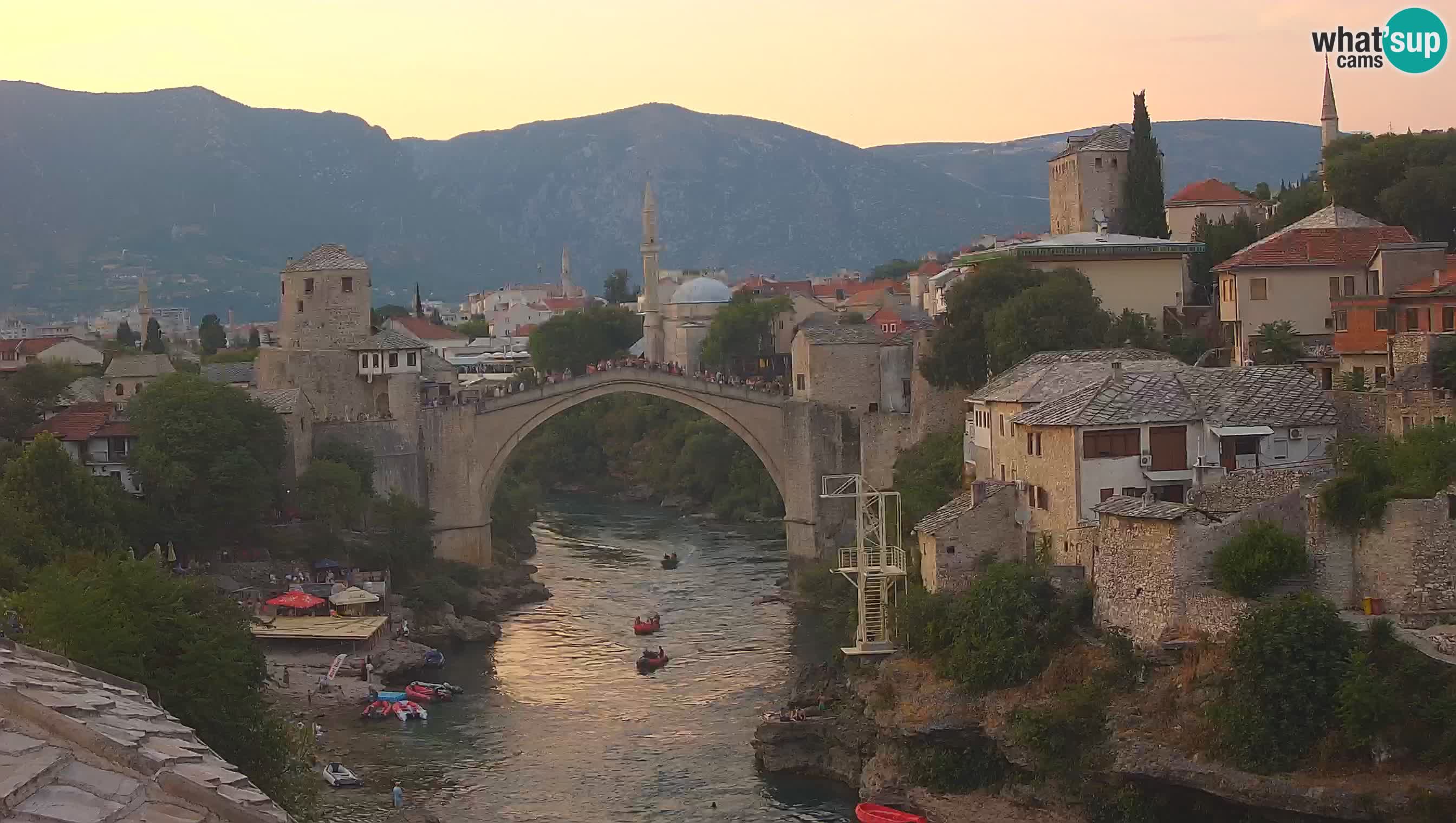 Mostar web kamera – Stari Most i rijeka Neretva – Goa Mostar