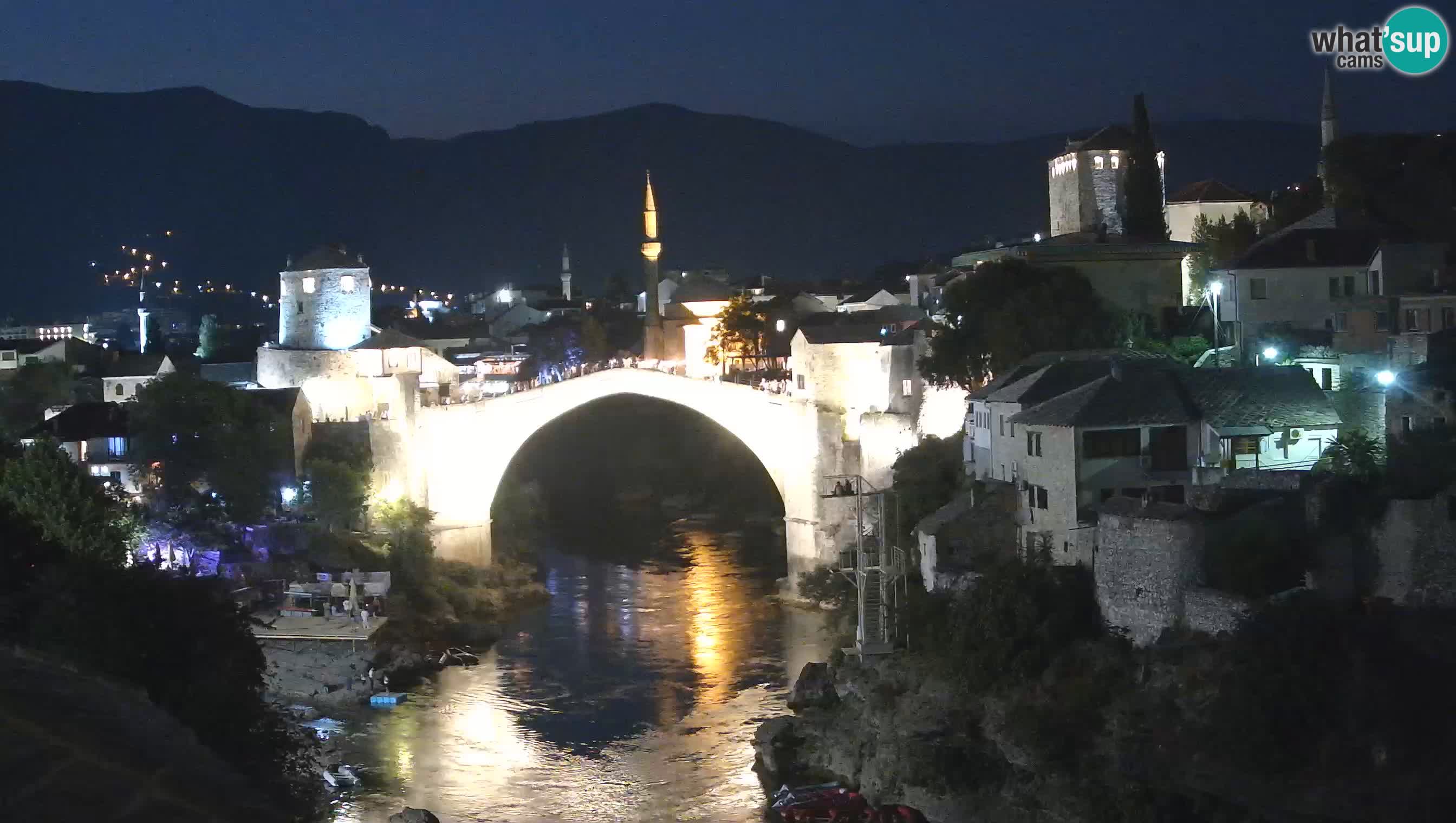 Cámara web de Mostar – El Viejo Puente sobre el río Neretva